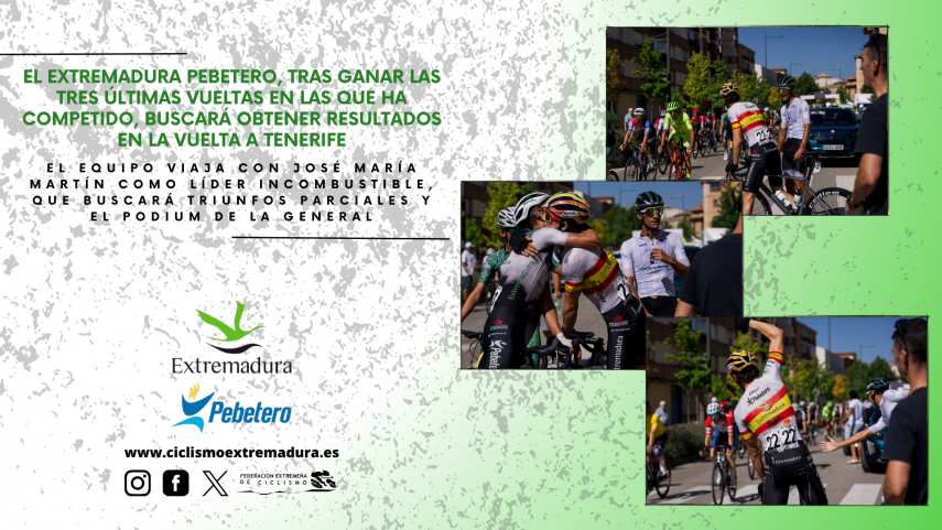 EL-EXTREMADURA-PEBETERO-TRAS-GANAR-LAS-TRES-uLTIMAS-VUELTAS-EN-LAS-QUE-HA-COMPETIDO-BUSCARa-OBTENER-RESULTADOS-EN-LA-VUELTA-A-TENERIFE