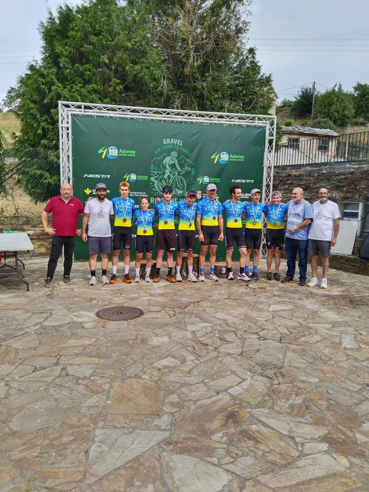 San Tirso de Abres acogió el I Trofeo de Gravel, Campeonato de Asturias de la modalidad