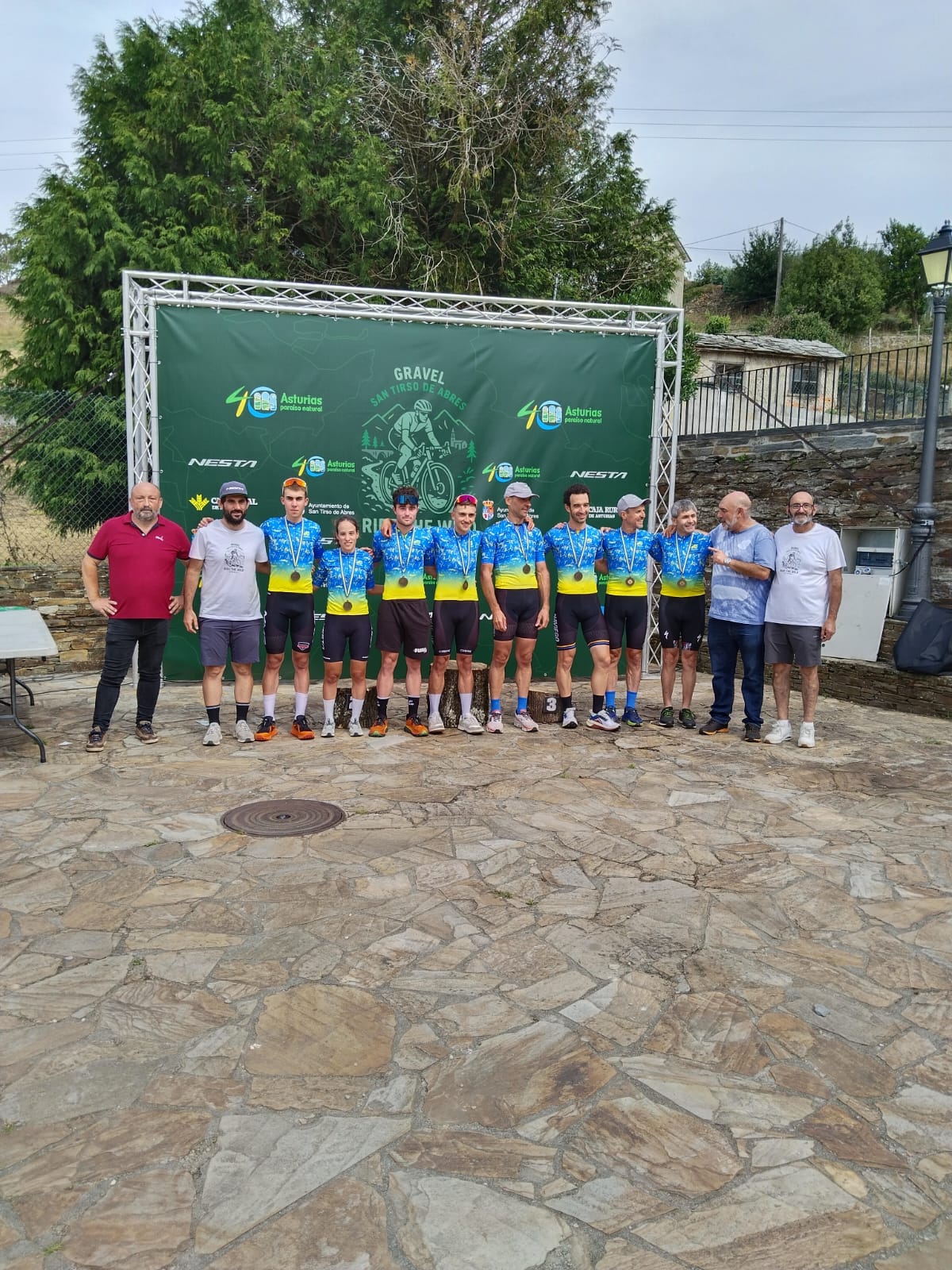 San Tirso de Abres acogió el I Trofeo de Gravel, Campeonato de Asturias de la modalidad