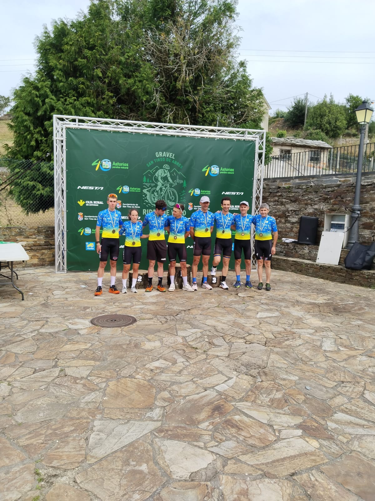 San Tirso de Abres acogió el I Trofeo de Gravel, Campeonato de Asturias de la modalidad