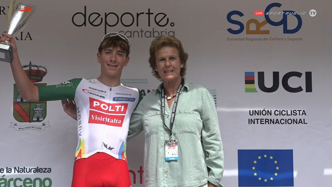 Aitor Martínez vuela en la Subida a La Atalaya y Matthew Peace conquista la Vuelta a Cantabria Junior UCI 2025
