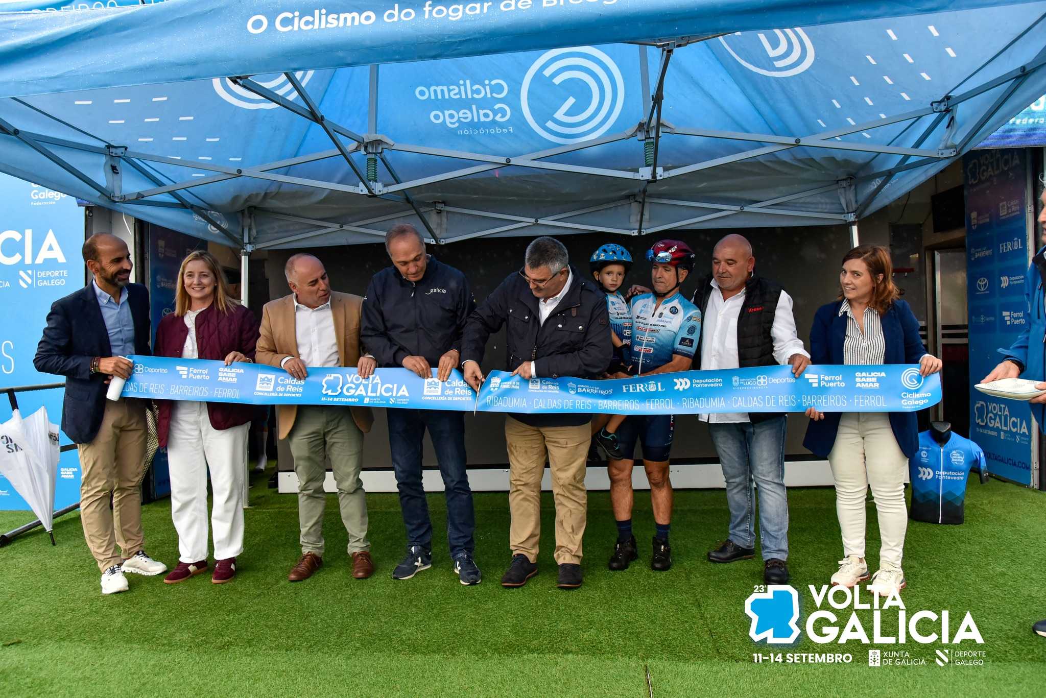 Caja Rural – Alea asina unha tripla na contra o reloxo   inaugural da Volta a Galicia en Ribadumia