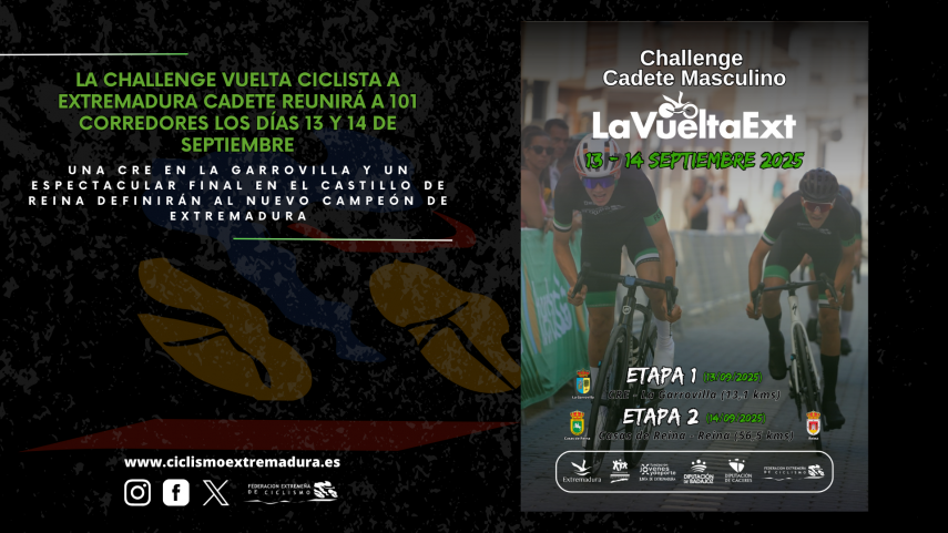 LA-CHALLENGE-VUELTA-CICLISTA-A-EXTREMADURA-CADETE-REUNIRa-A-101-CORREDORES-LOS-DiAS-13-Y-14-DE-SEPTIEMBRE