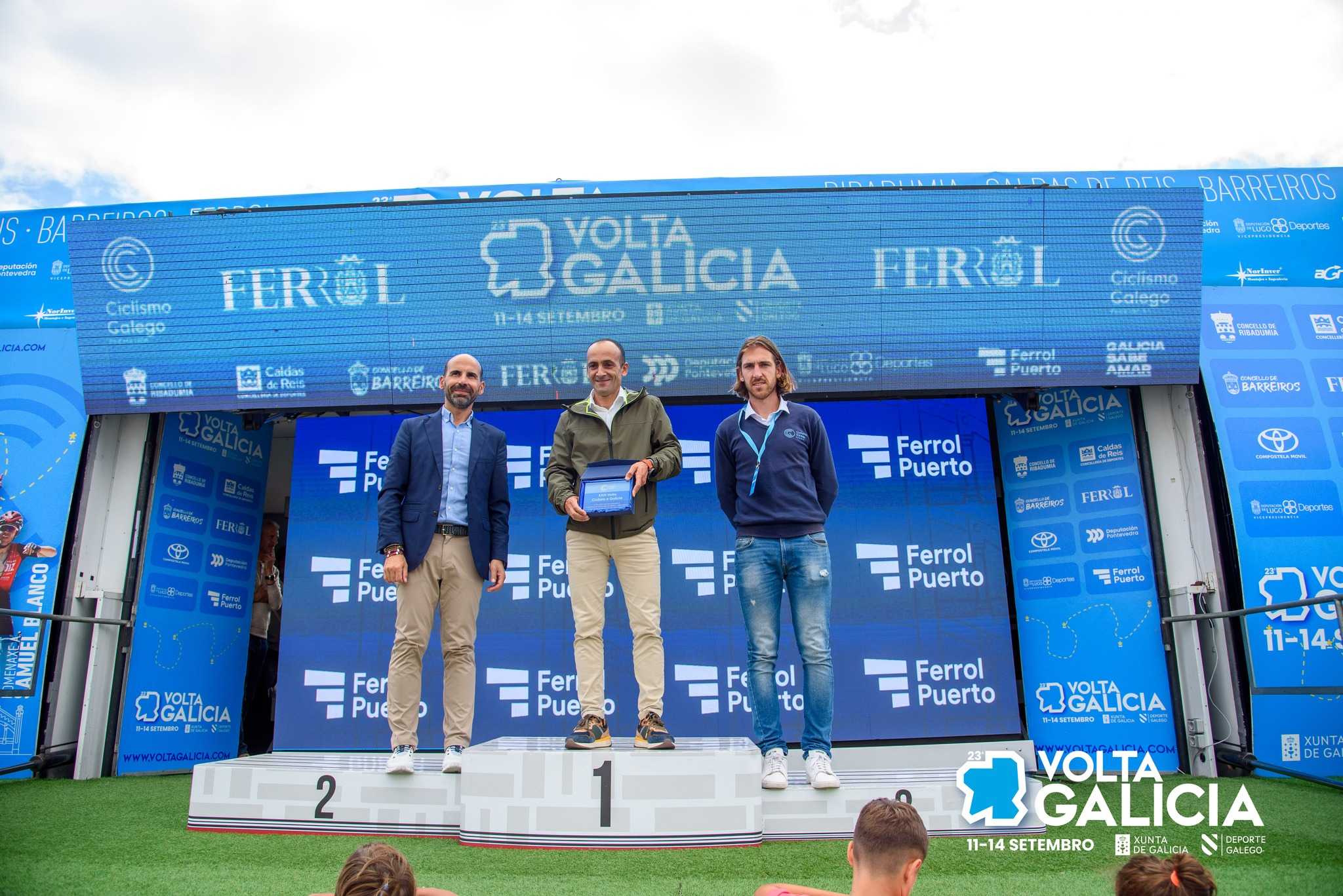 Maksym Bilyi adxudícase a Volta a Galicia nun final de infarto en Ferrol