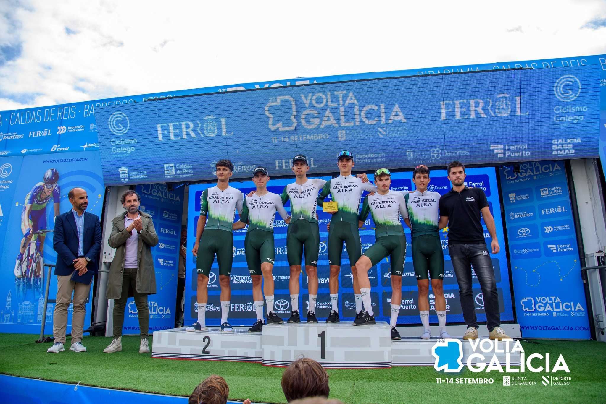 Maksym Bilyi adxudícase a Volta a Galicia nun final de infarto en Ferrol