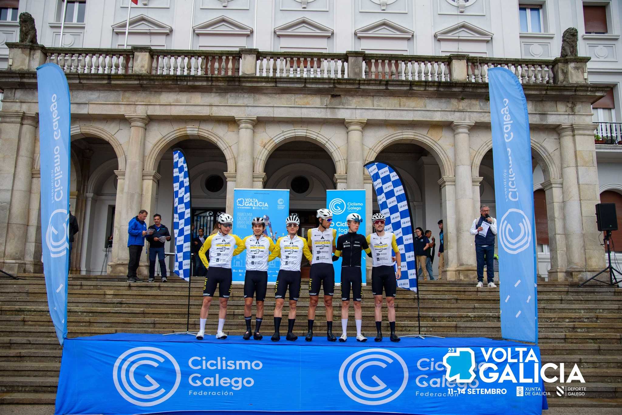Maksym Bilyi adxudícase a Volta a Galicia nun final de infarto en Ferrol