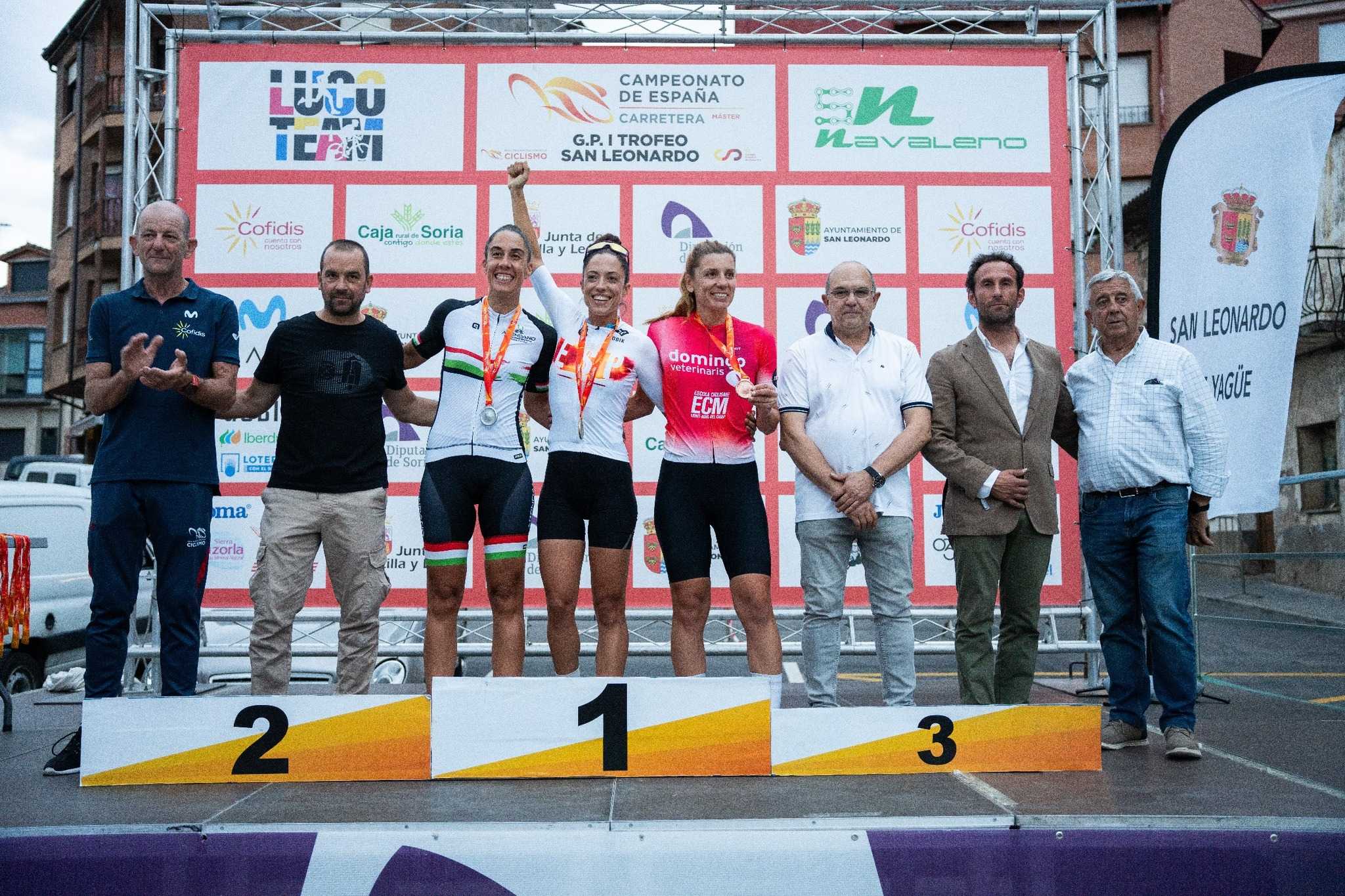 El Campeonato de España Máster de San Leonardo de Yagüe corona a los ganadores contra el crono