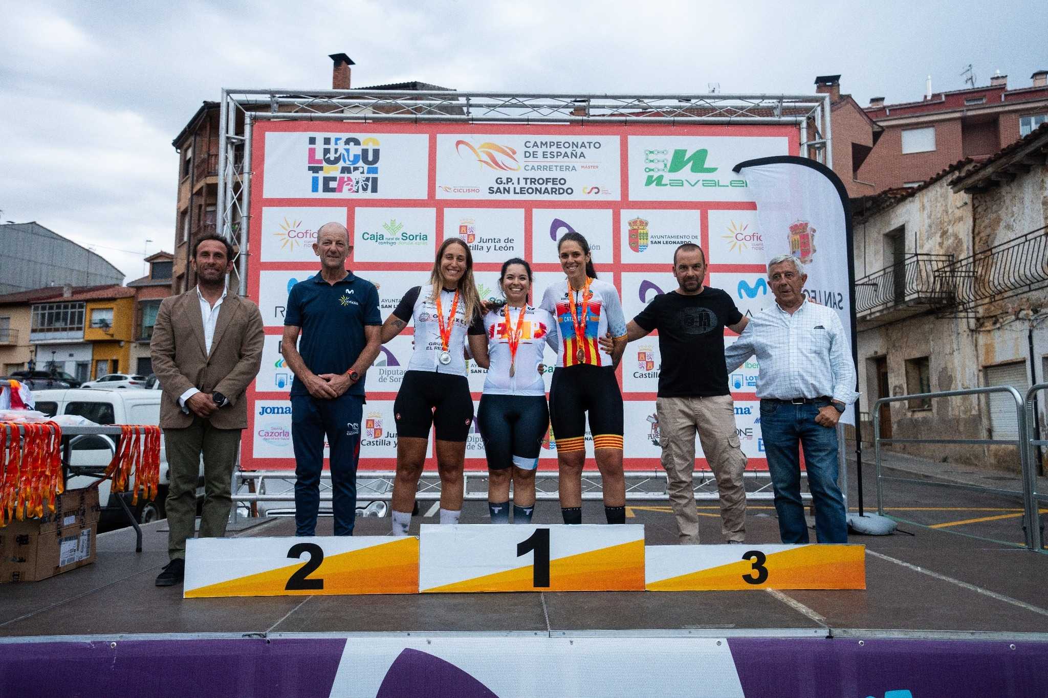 El Campeonato de España Máster de San Leonardo de Yagüe corona a los ganadores contra el crono