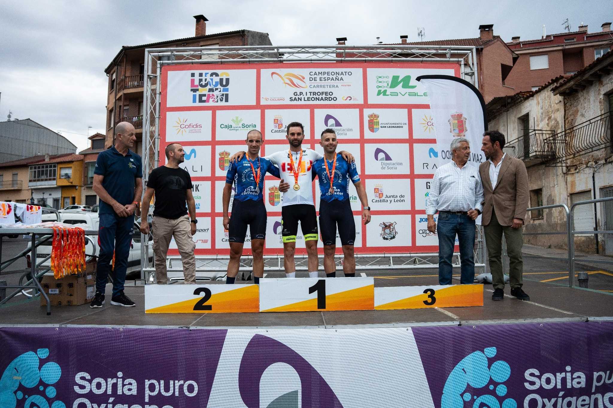 El Campeonato de España Máster de San Leonardo de Yagüe corona a los ganadores contra el crono