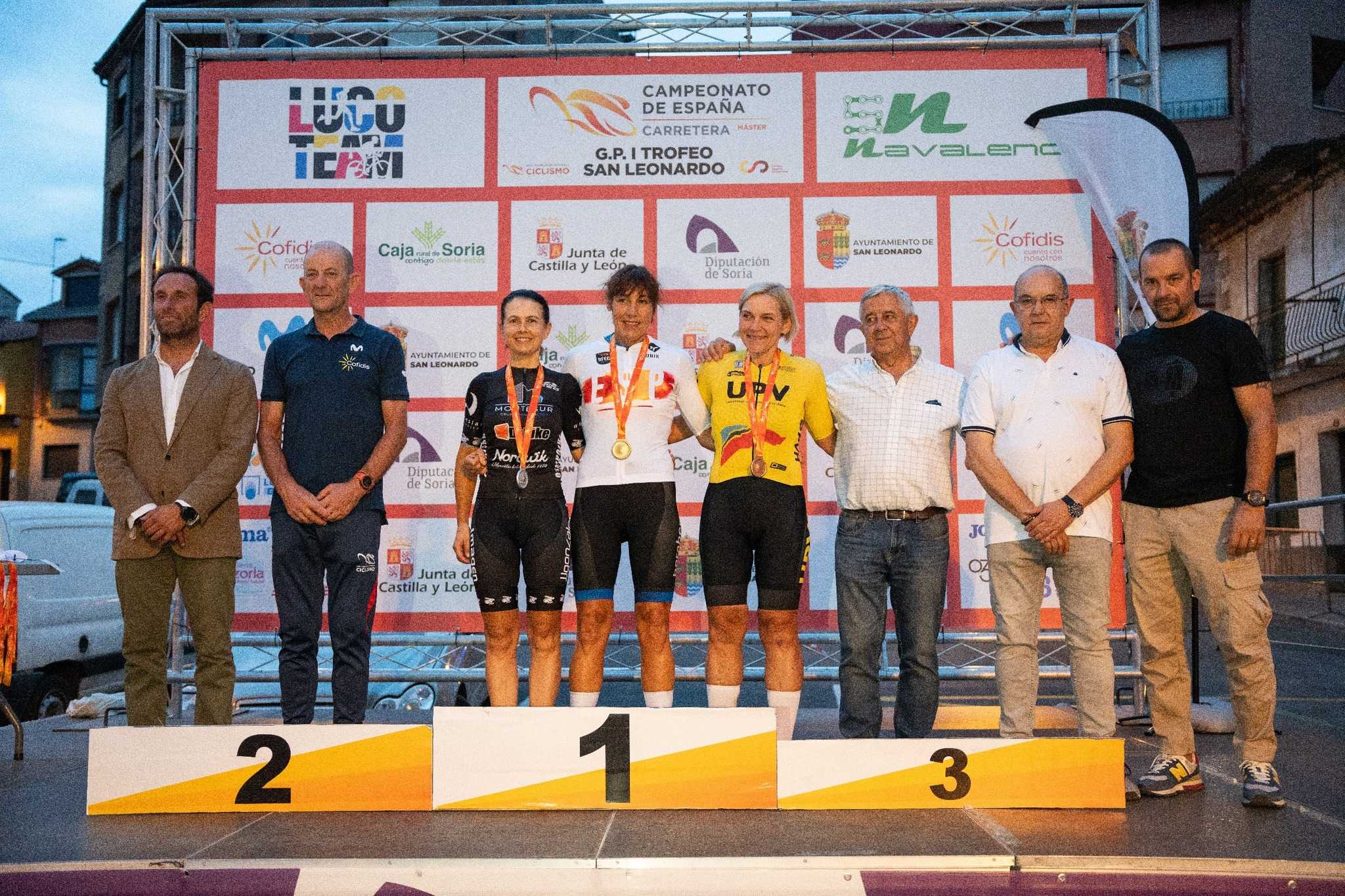 El Campeonato de España Máster de San Leonardo de Yagüe corona a los ganadores contra el crono