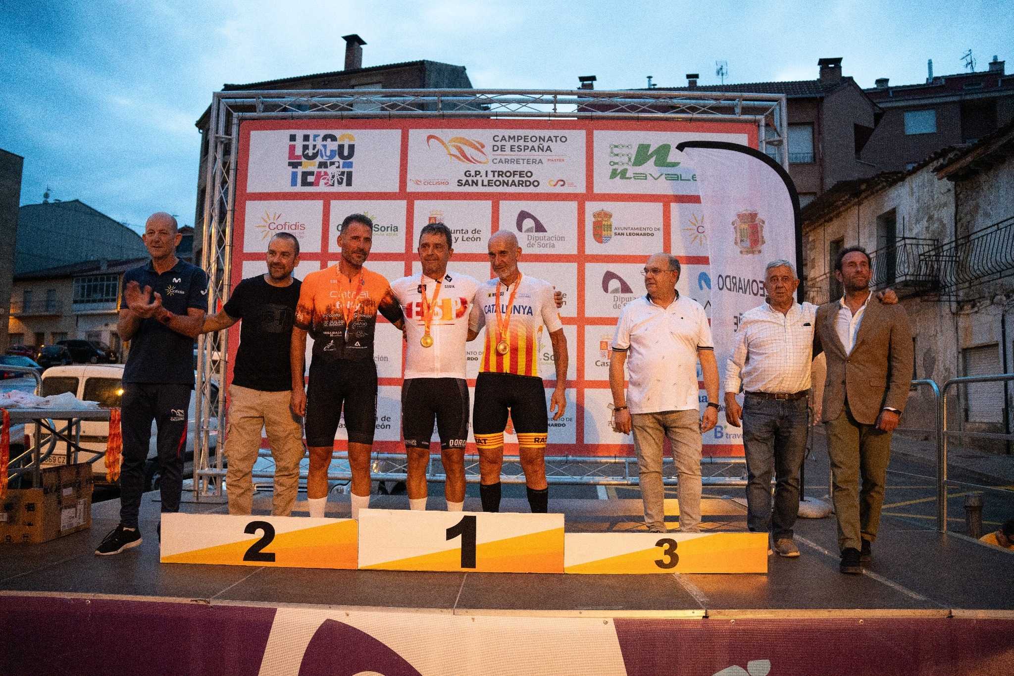 El Campeonato de España Máster de San Leonardo de Yagüe corona a los ganadores contra el crono