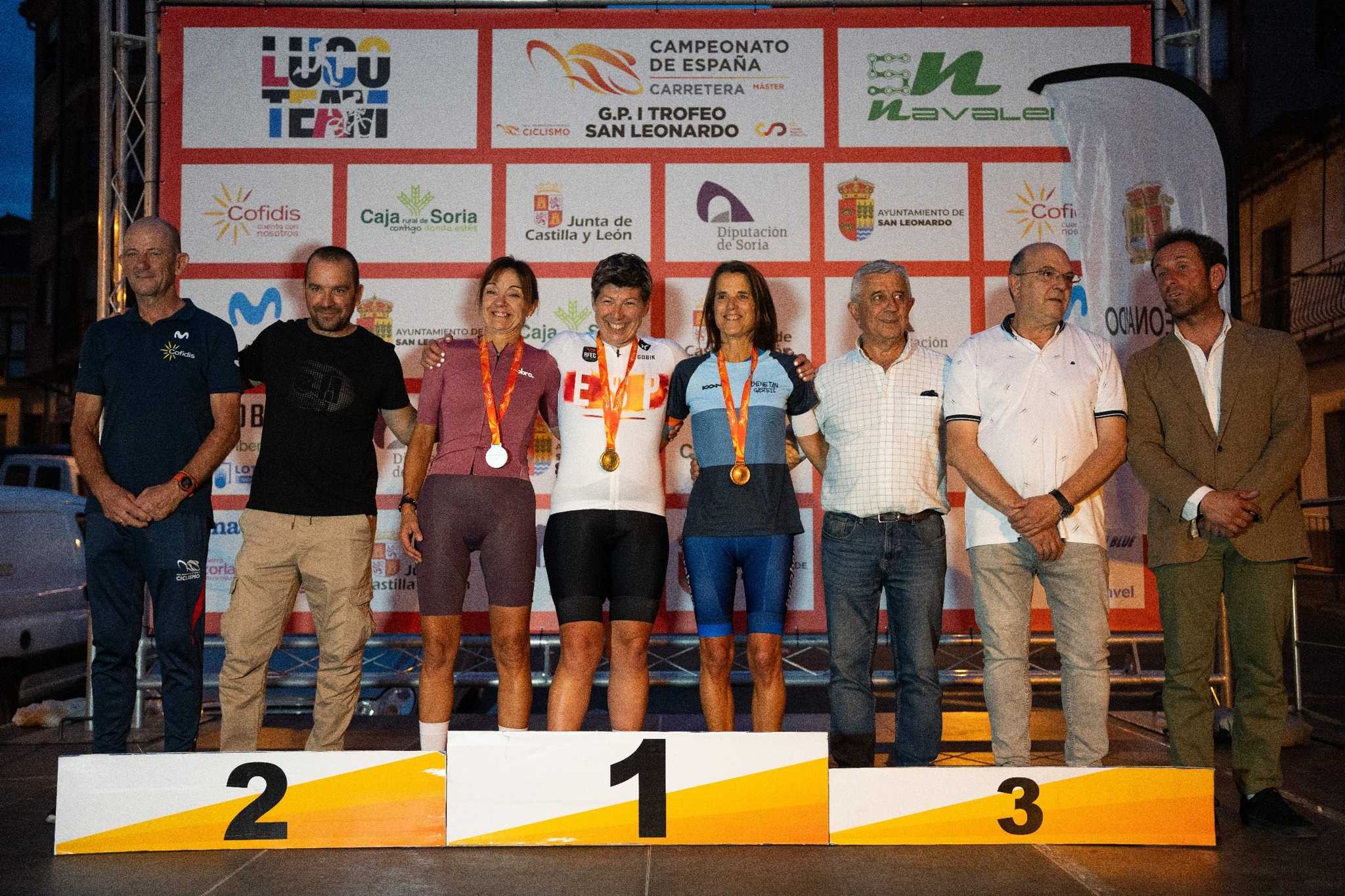 El Campeonato de España Máster de San Leonardo de Yagüe corona a los ganadores contra el crono