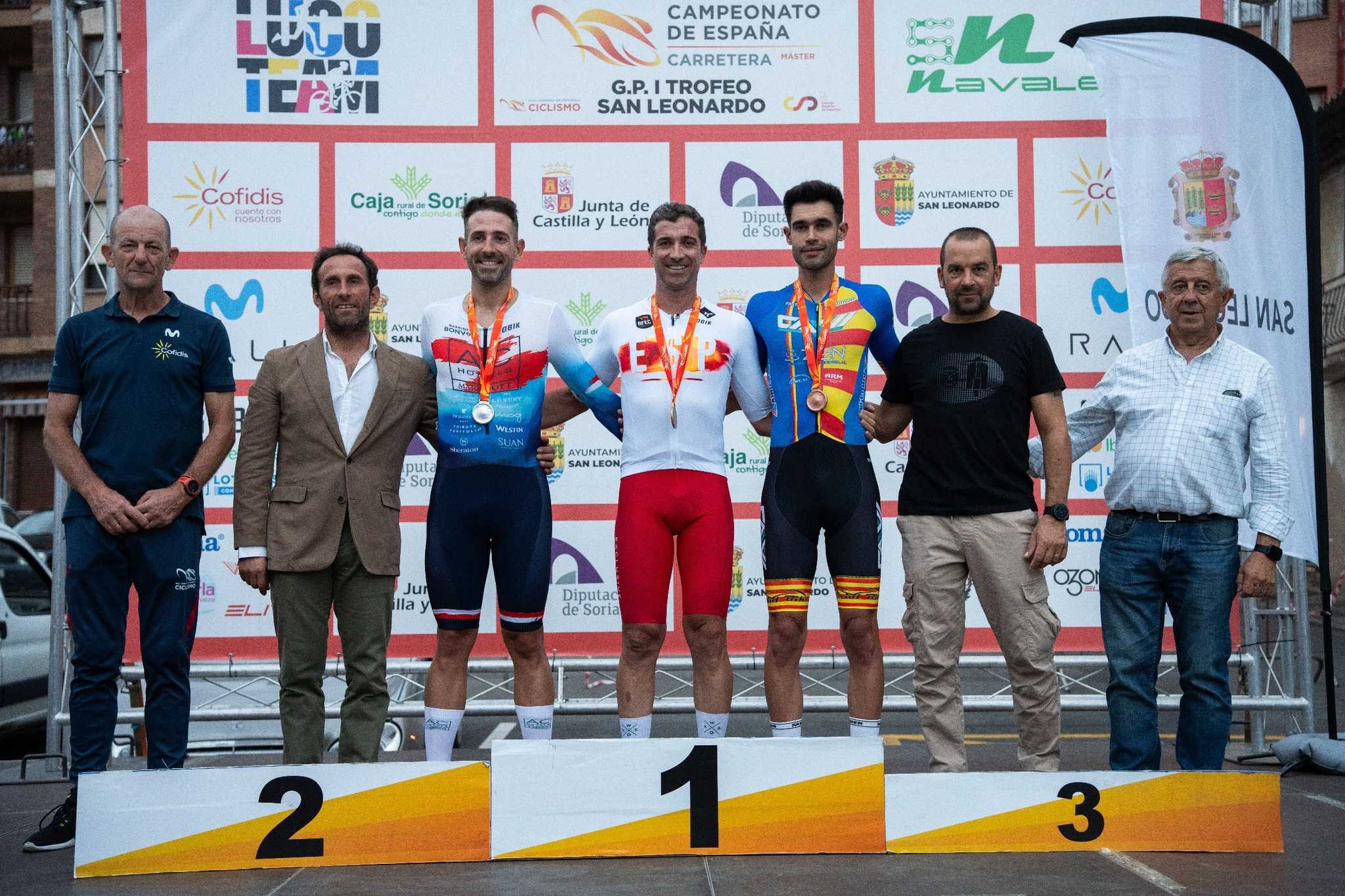 El Campeonato de España Máster de San Leonardo de Yagüe corona a los ganadores contra el crono