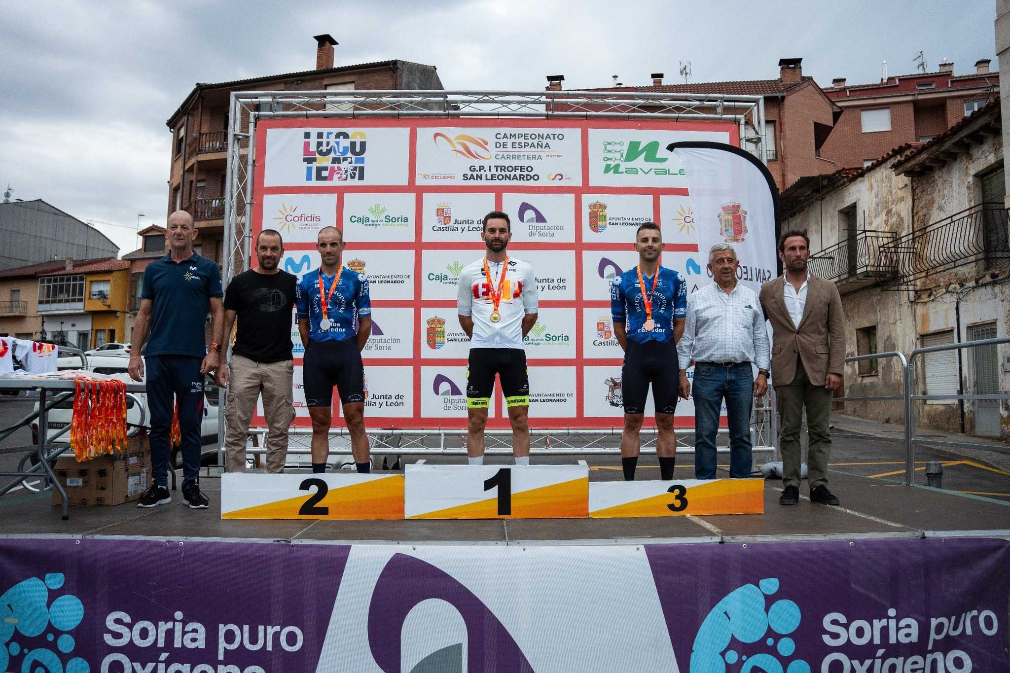 El Campeonato de España Máster de San Leonardo de Yagüe corona a los ganadores contra el crono