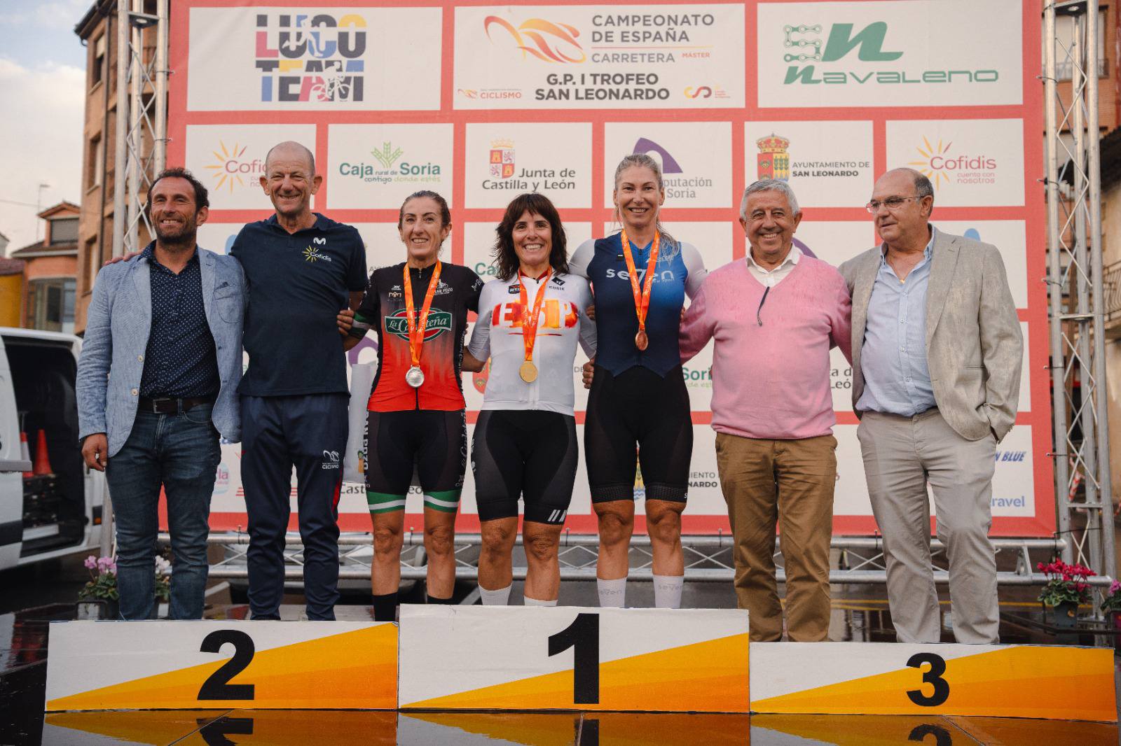 Montserrat Pereira (Seven Pro Cycling) y Naomi Abrante (Tenerife Bike Point) Campenas de España en las CRI de los Nacionales de Master