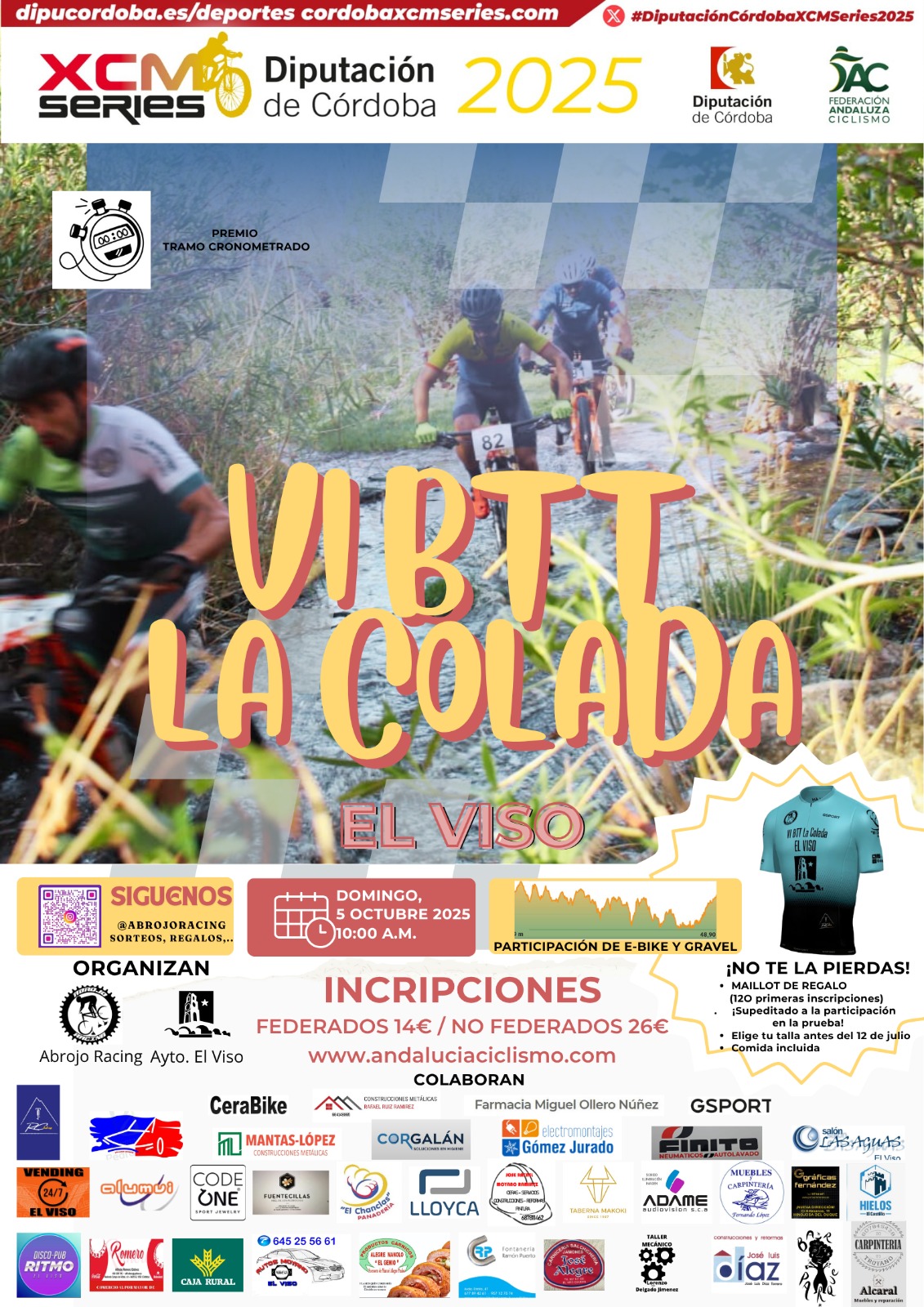 El Viso abrirá octubre dentro de las ‘DiputaciónCórdoba XCM Series 2025’