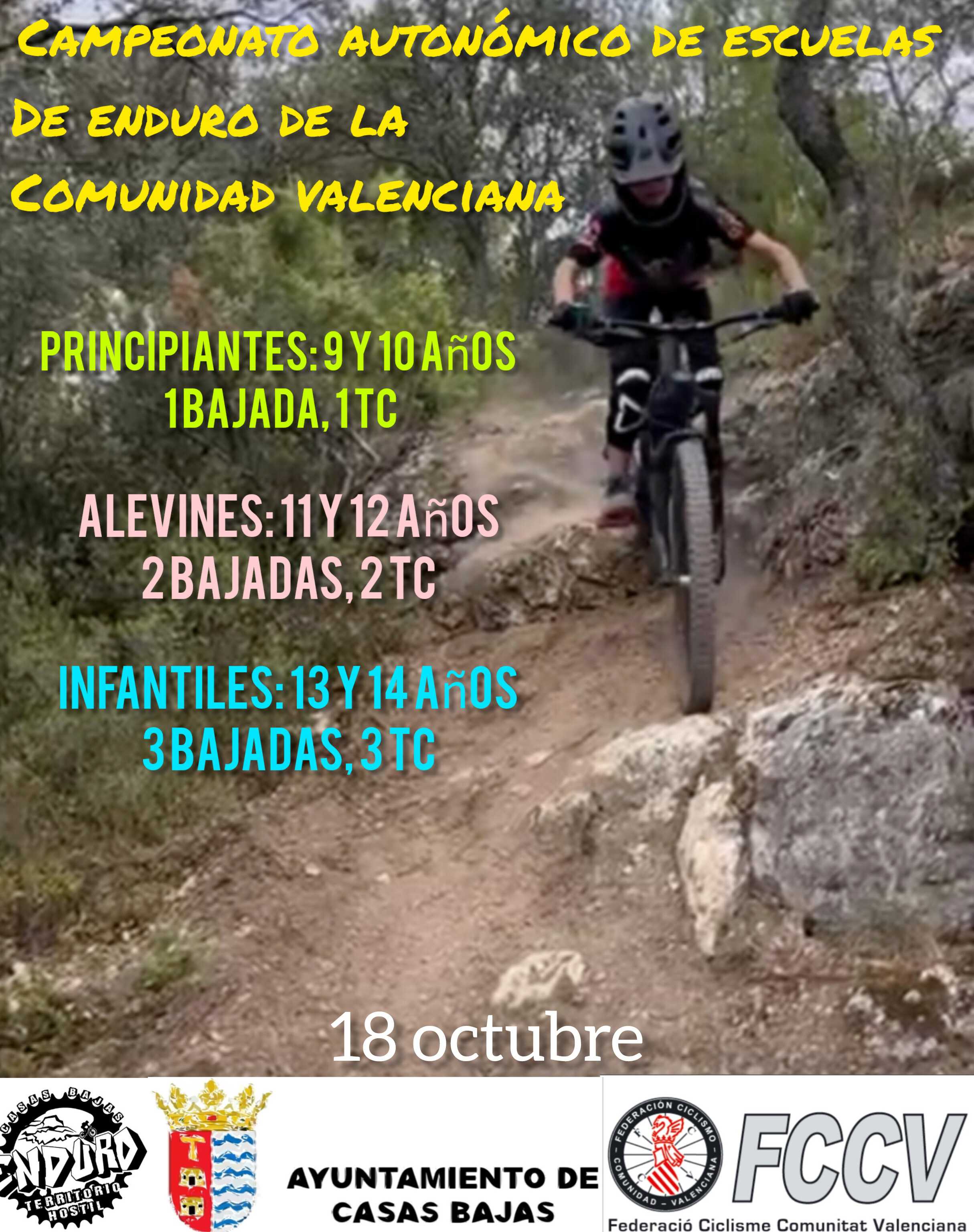 Abiertas las inscripciones para el Campeonato Autonómico de BTT Enduro