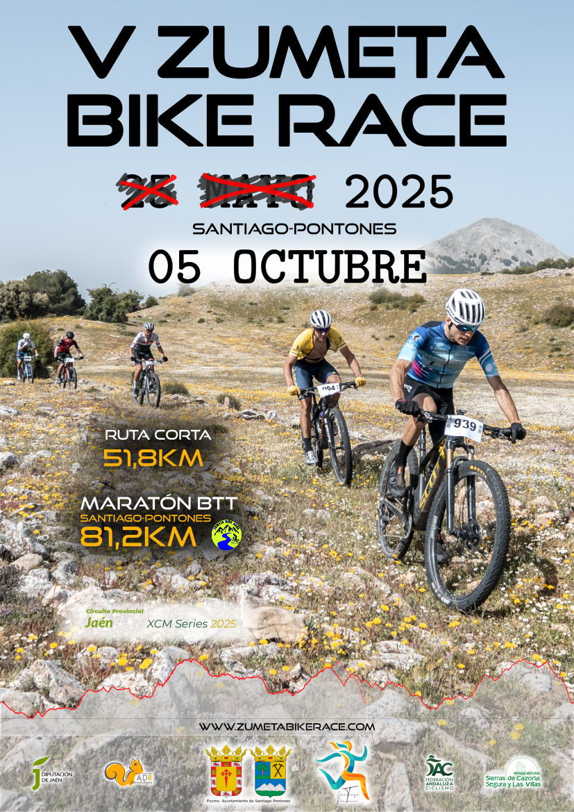 Las ‘XCM Series Jaén 2025’ regresarán con la Zumeta Bike Race