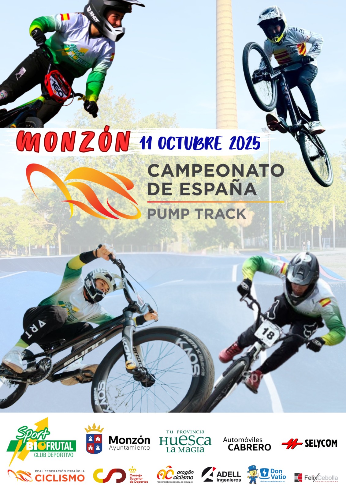Convocatoria de la Selección Andaluza para el Campeonato de España Pump Track 2025