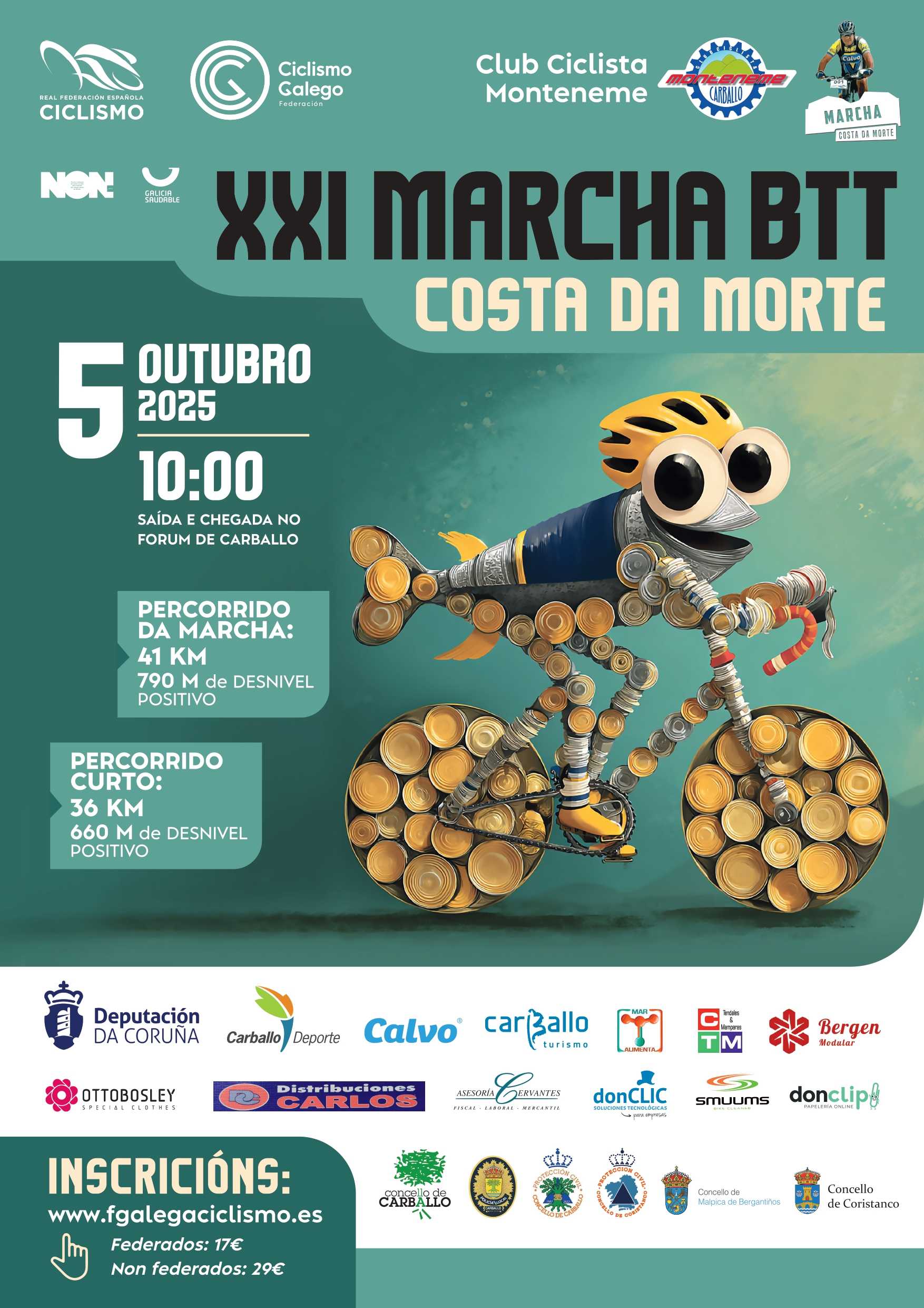 O Campionato de Galicia de Gravel nace este domingo en Carballo