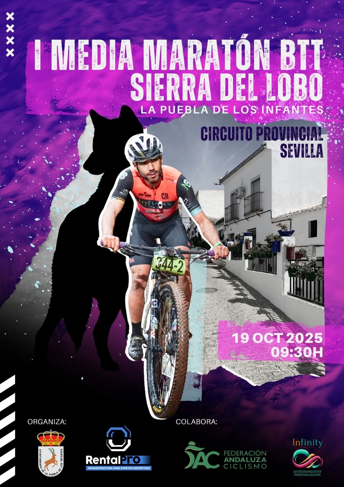 La ‘Sierra del Lobo’ retomará el Circuito Provincial Sevilla BTT Media Maratón 2025