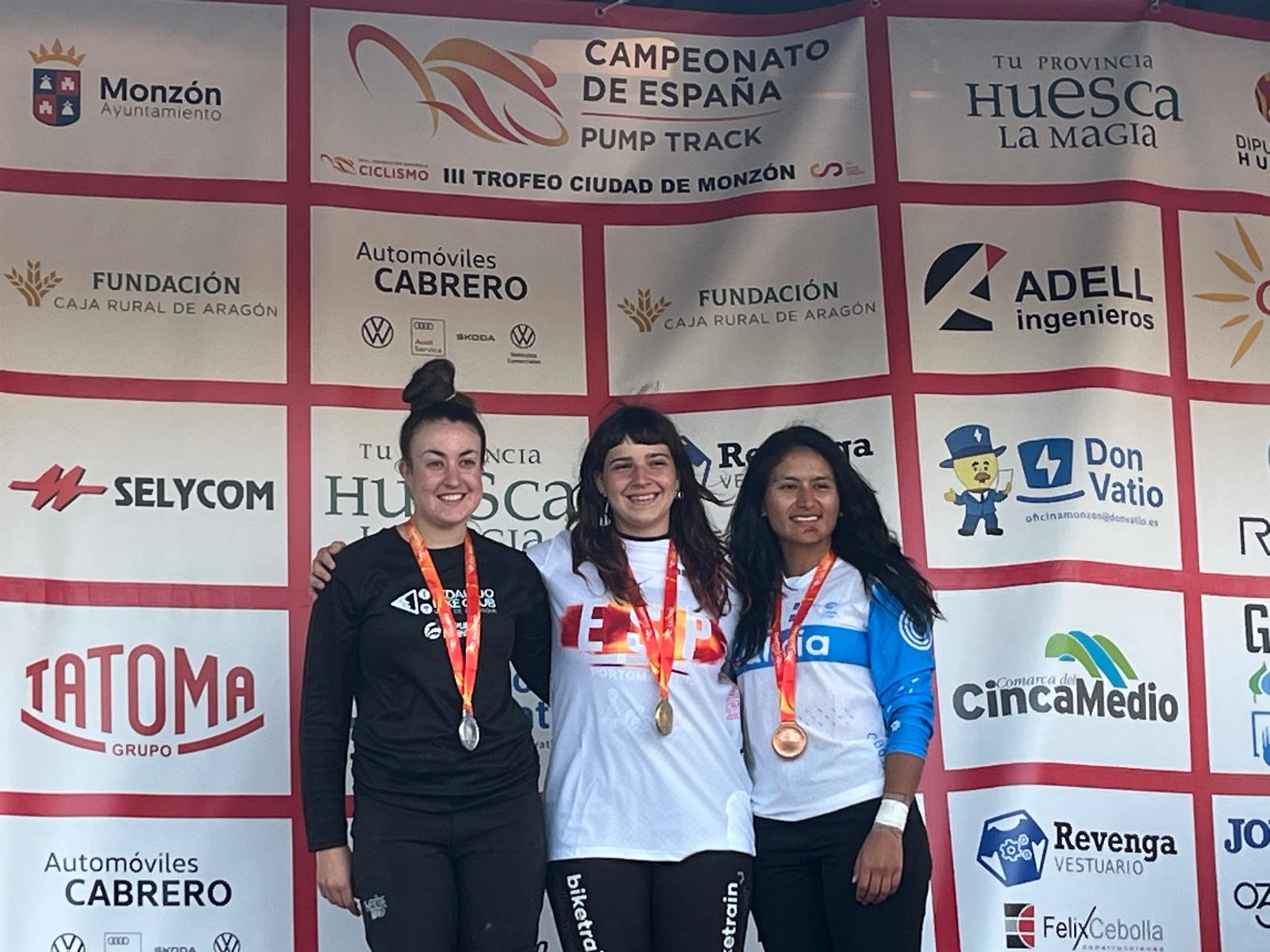 Monzón viste a los nuevos campeones de España de PumpTrack 2025