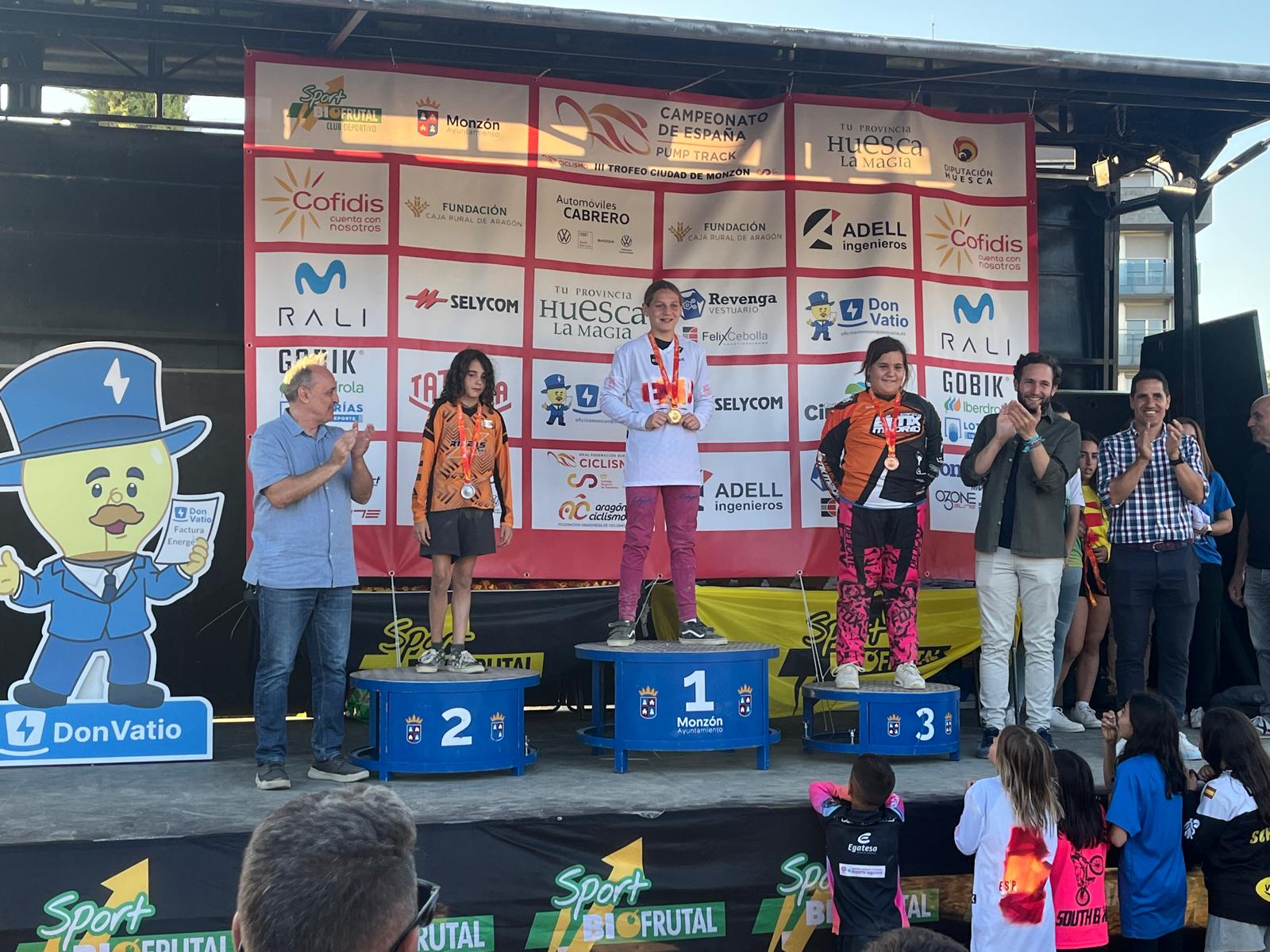 Monzón viste a los nuevos campeones de España de PumpTrack 2025