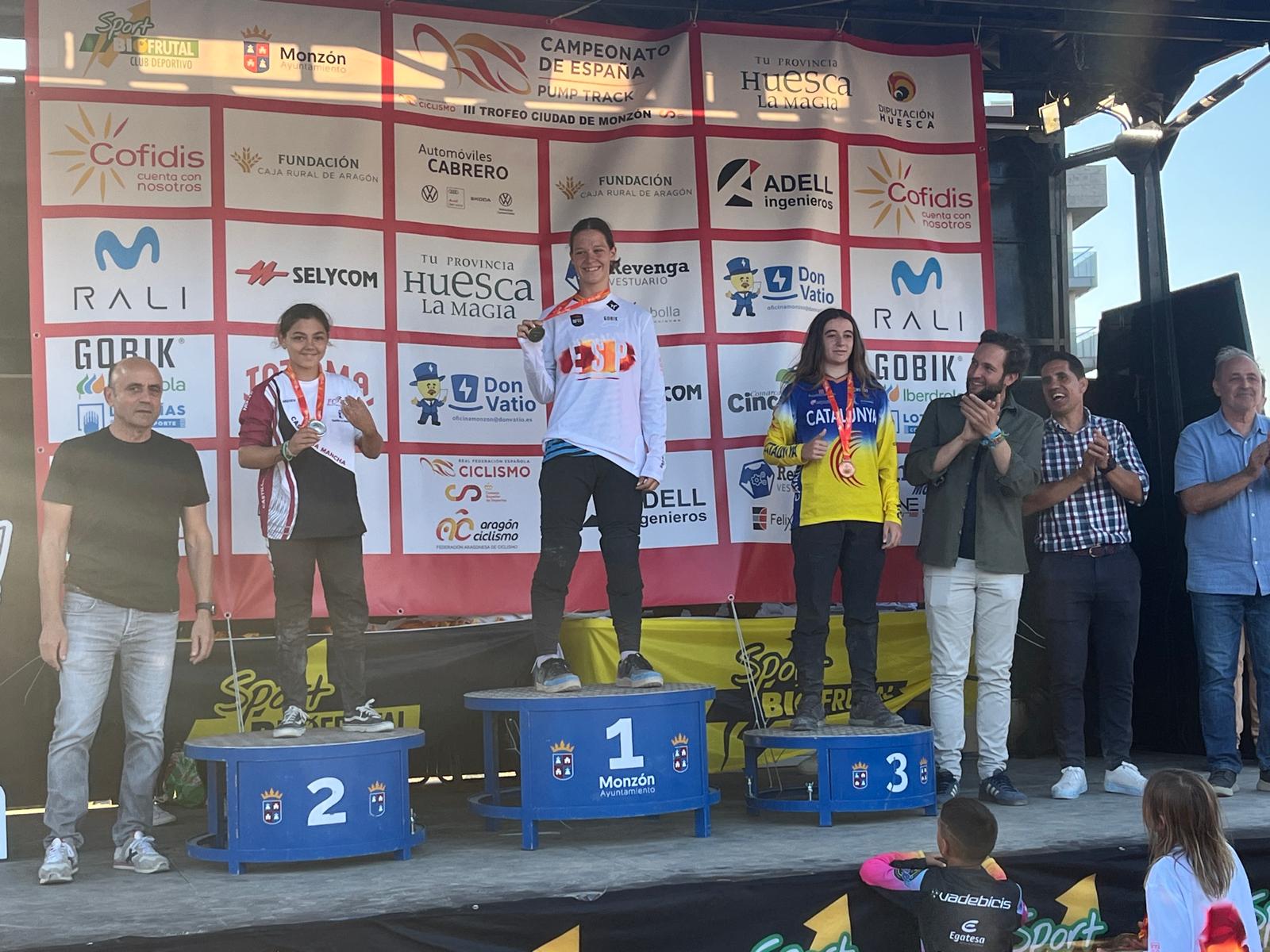 Monzón viste a los nuevos campeones de España de PumpTrack 2025