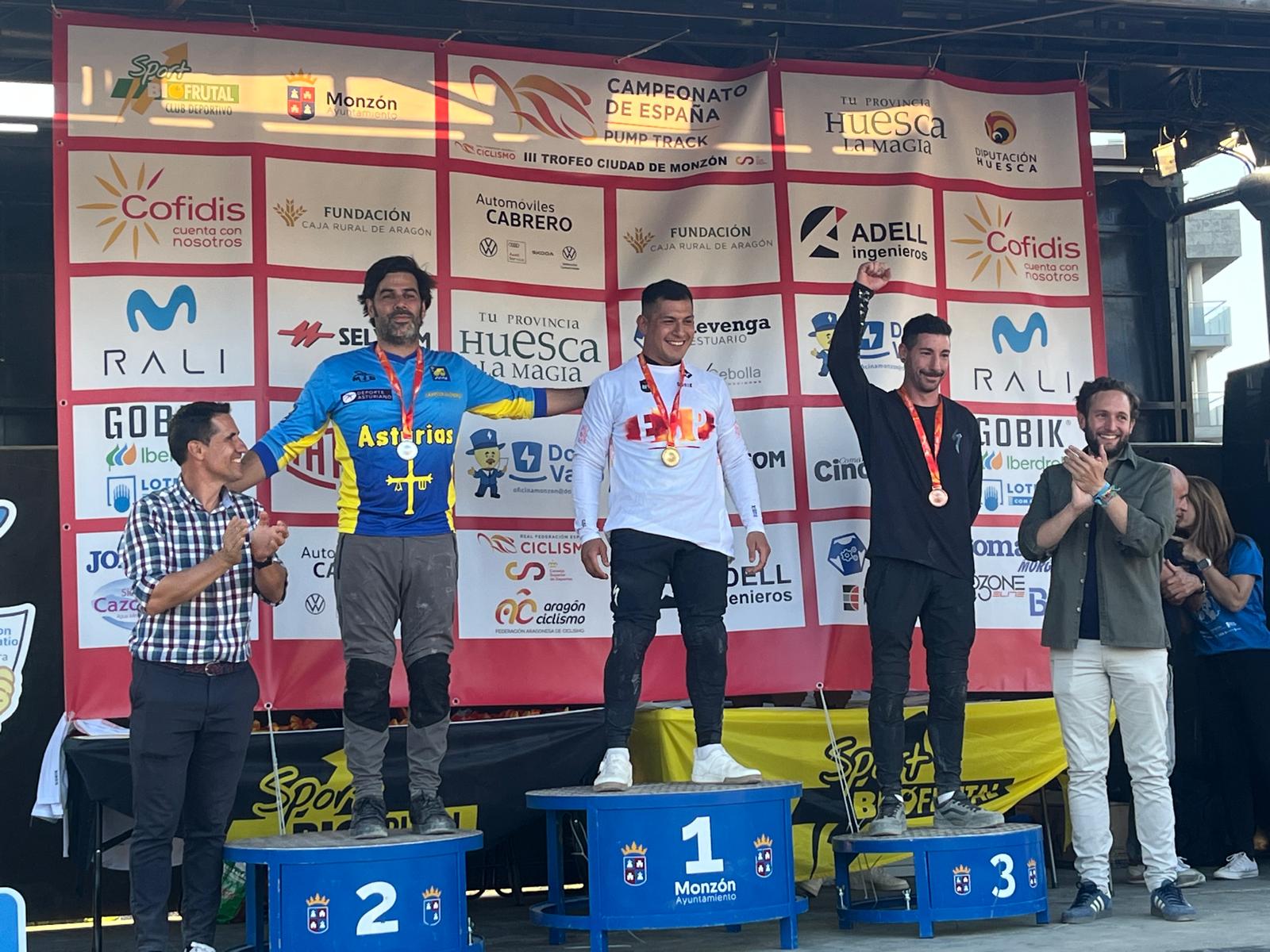 Monzón viste a los nuevos campeones de España de PumpTrack 2025