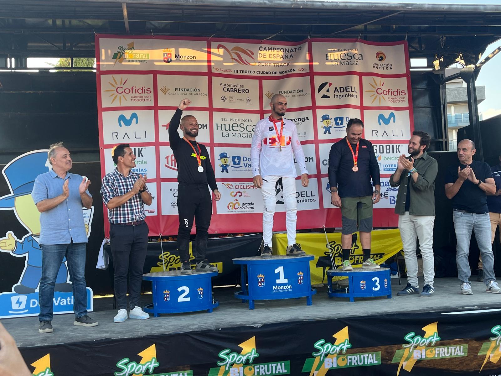 Monzón viste a los nuevos campeones de España de PumpTrack 2025