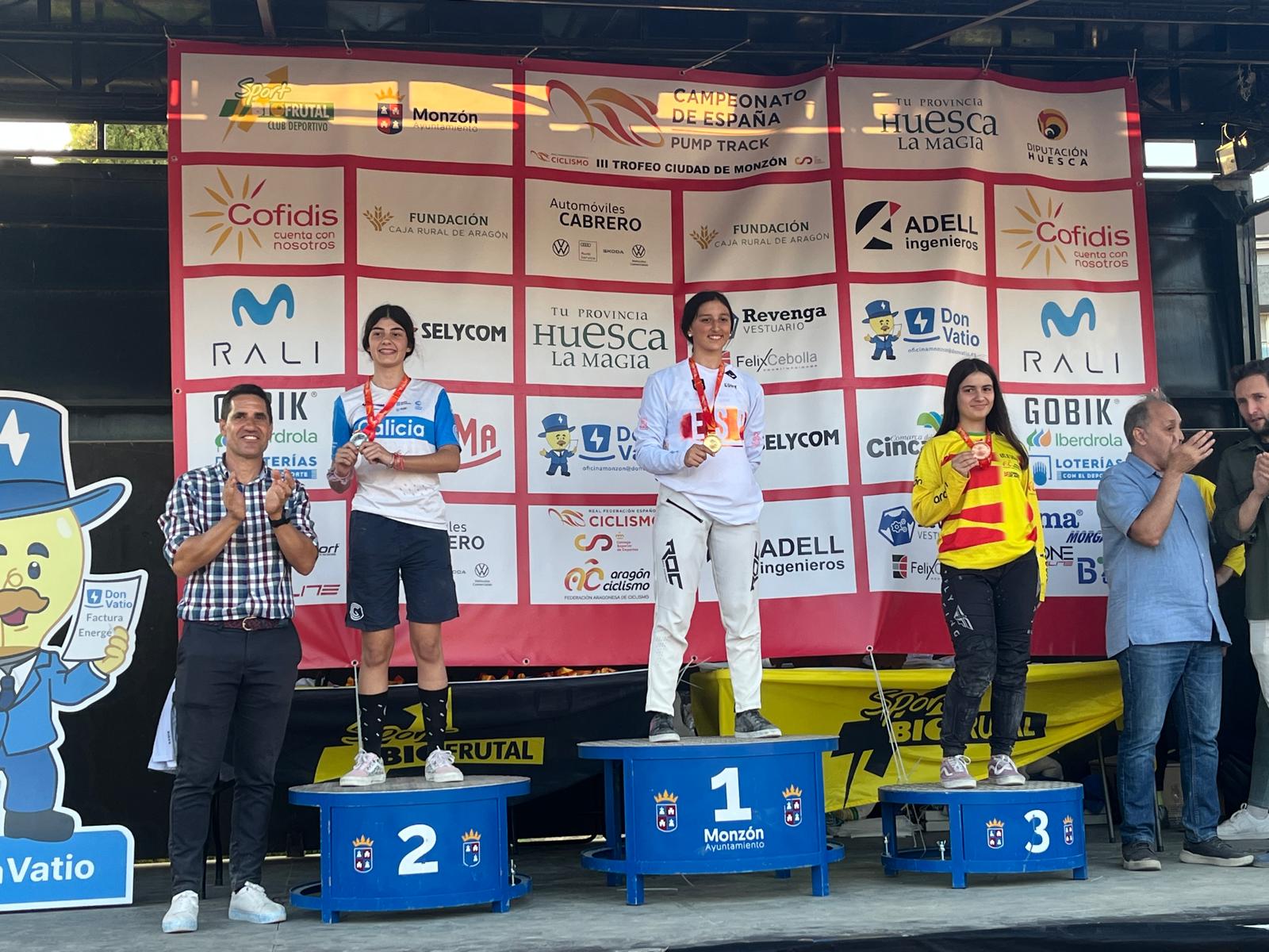 Monzón viste a los nuevos campeones de España de PumpTrack 2025