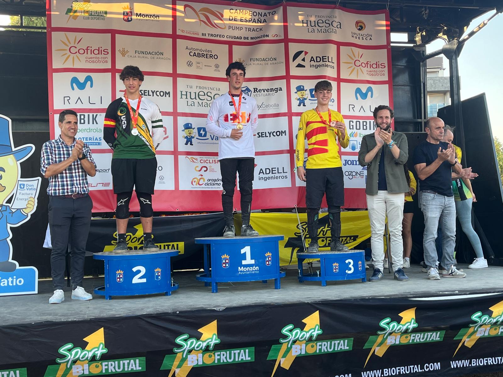 Monzón viste a los nuevos campeones de España de PumpTrack 2025
