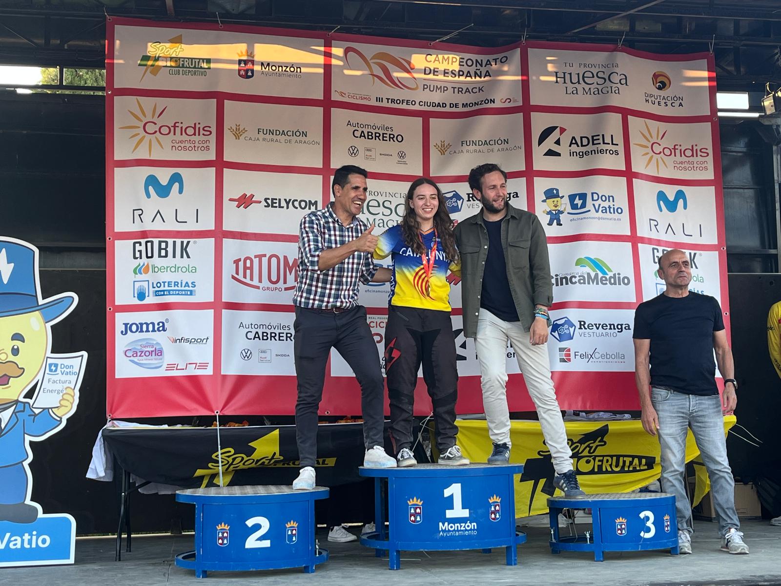 Monzón viste a los nuevos campeones de España de PumpTrack 2025