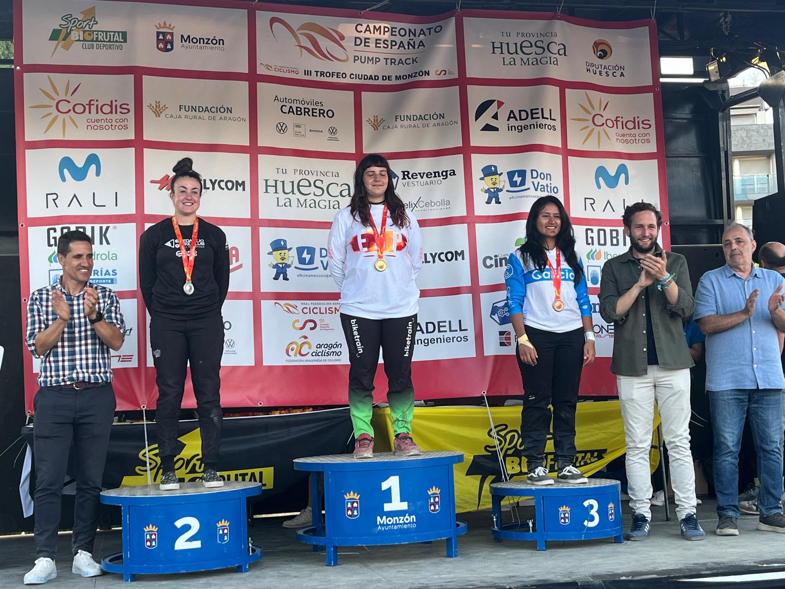 Monzón viste a los nuevos campeones de España de PumpTrack 2025