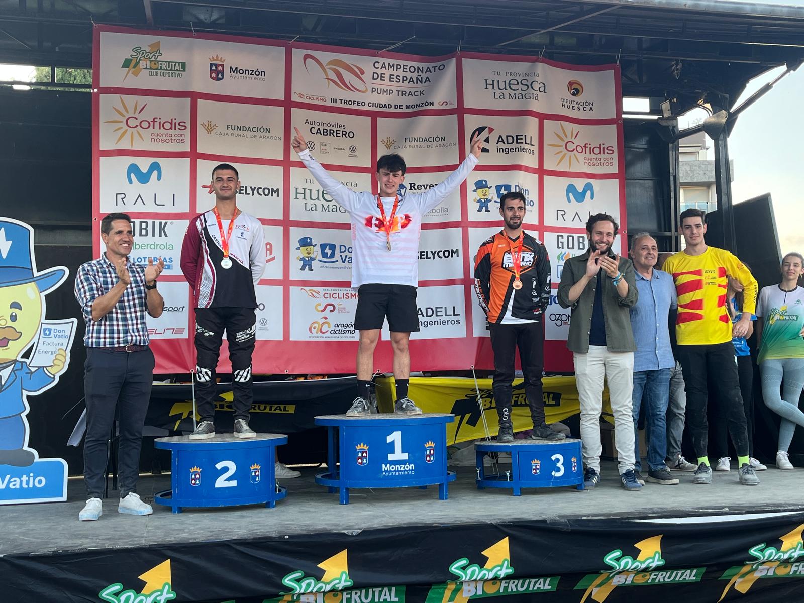 Monzón viste a los nuevos campeones de España de PumpTrack 2025