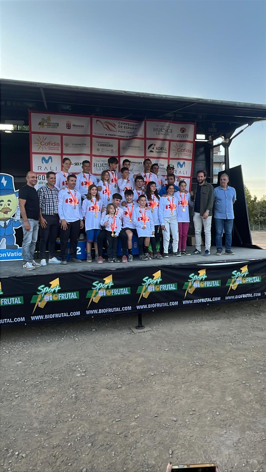 Monzón viste a los nuevos campeones de España de PumpTrack 2025