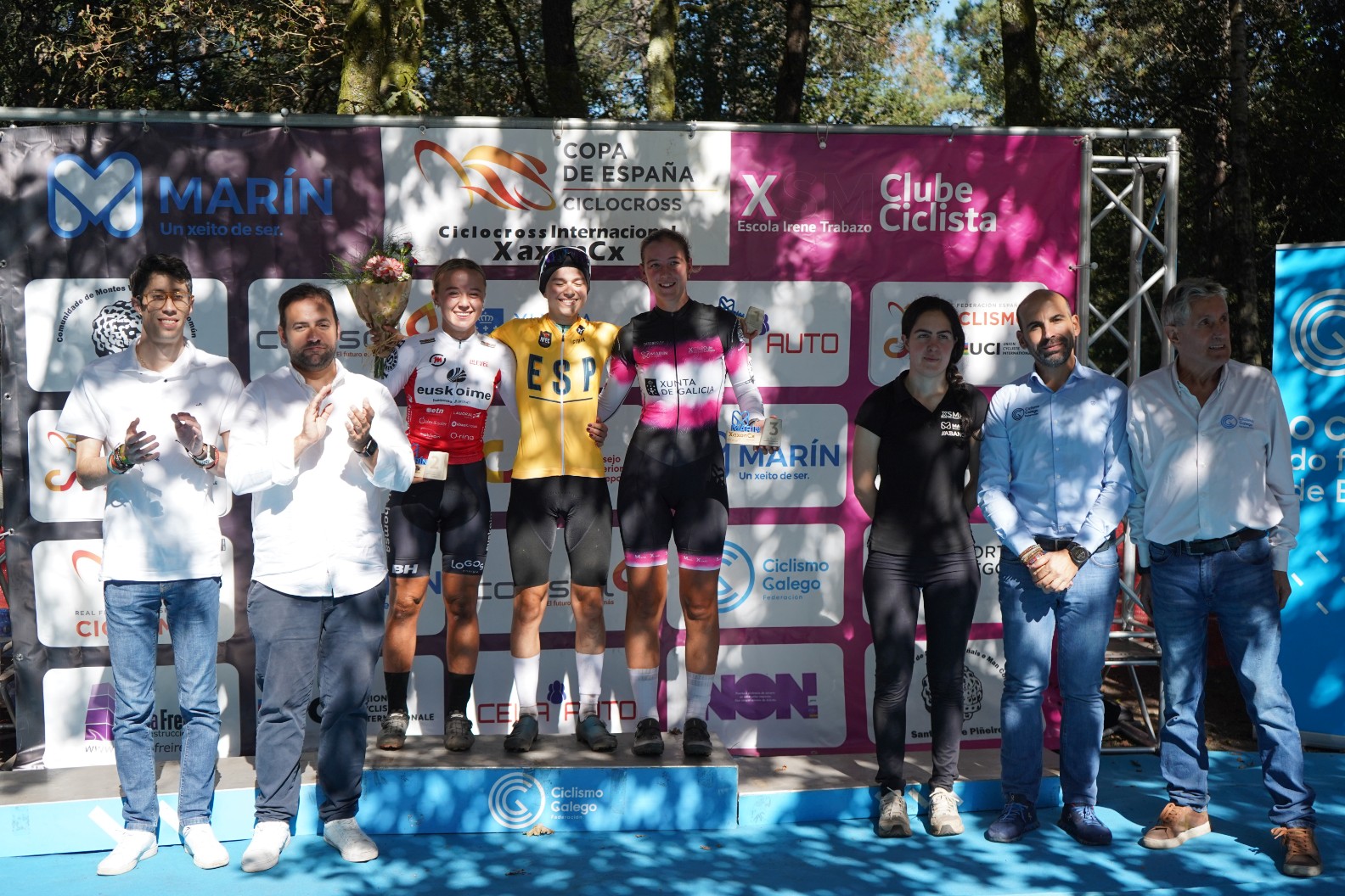 Pedro Cidrás triunfa no XaxanCX e Guillermo García mantense como líder cadete da Copa de España