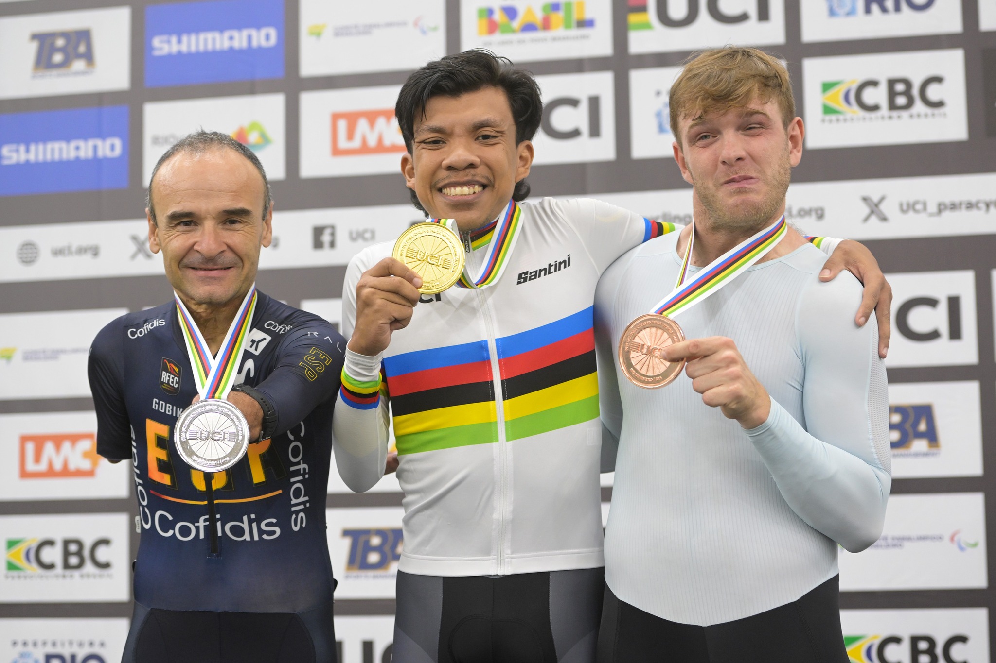 Ricardo Ten conquista tres títulos mundiales en el Mundial de Pista Paralímpico de Río de Janeiro Ricardo Ten conquista tres títulos mundiales en el Mundial de Pista Paralímpico de Río de Janeiro
