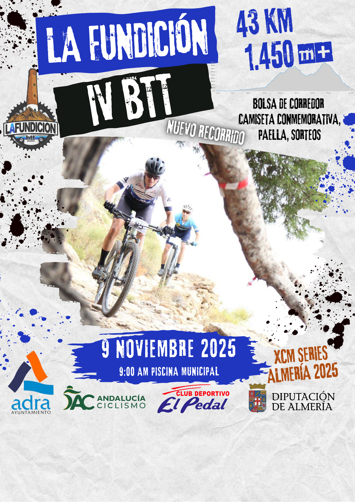 ‘La Fundición’ de Adra pondrá punto final a las XCM Series Almería 2025 ‘La Fundición’ de Adra pondrá punto final a las XCM Series Almería 2025