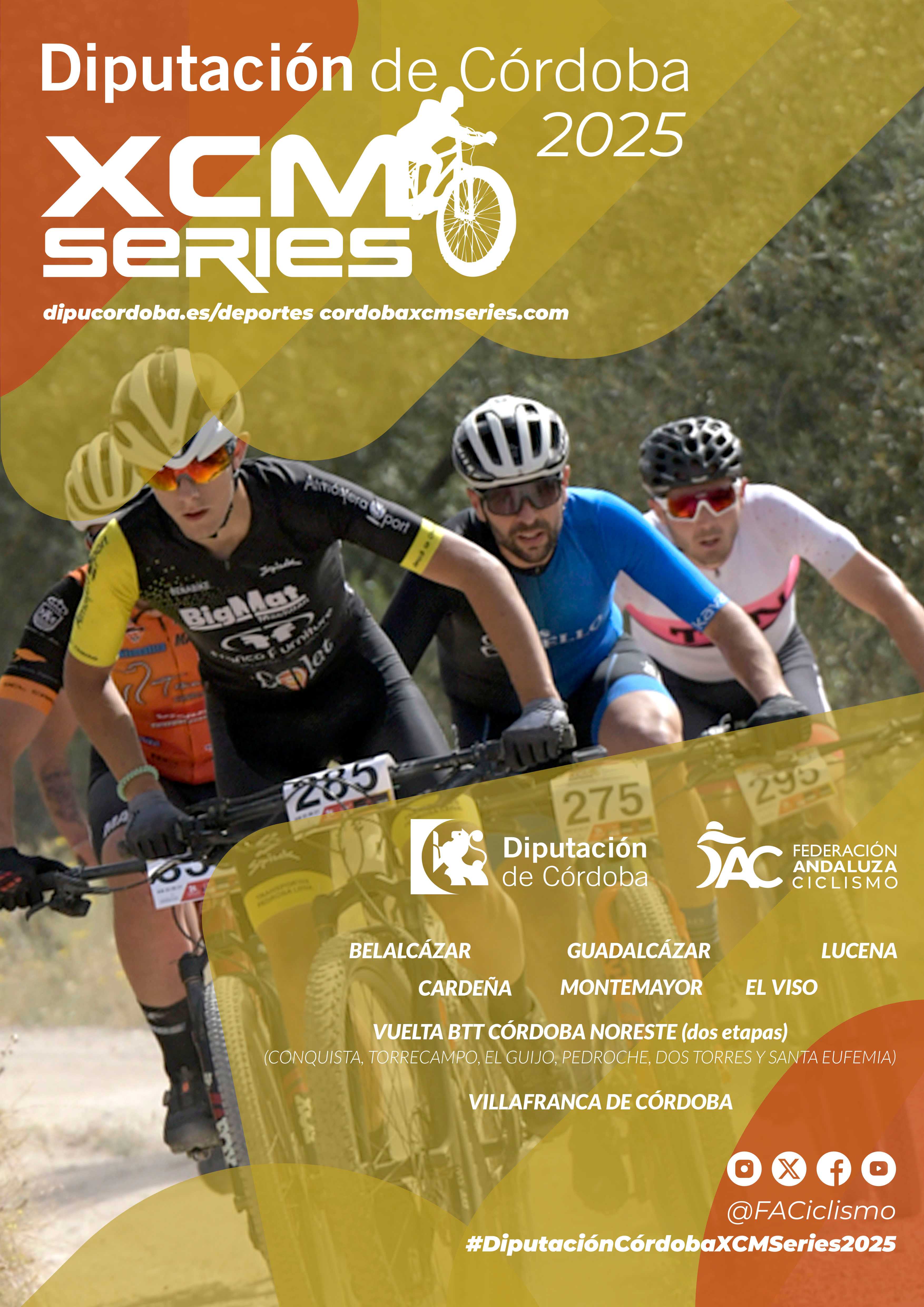 Villafranca de Córdoba, decisiva para Copa Andalucía BTT Media Maratón y las ‘DiputaciónCórdoba XCM Series 2025’