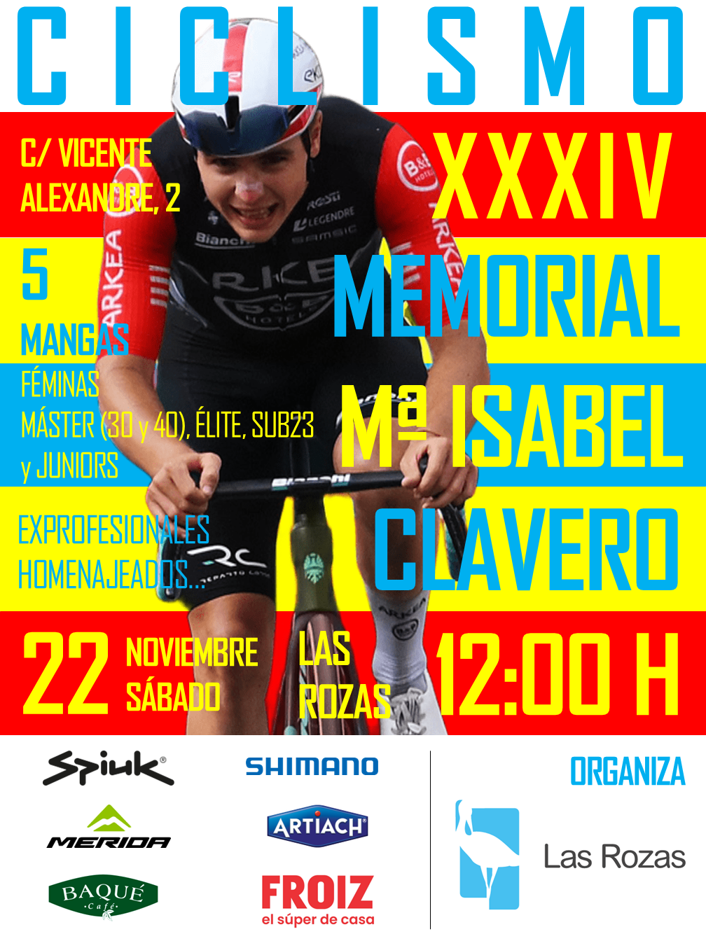 El 22 de noviembre llega a Las Rozas la 34ª edición Memorial María Isabel Clavero