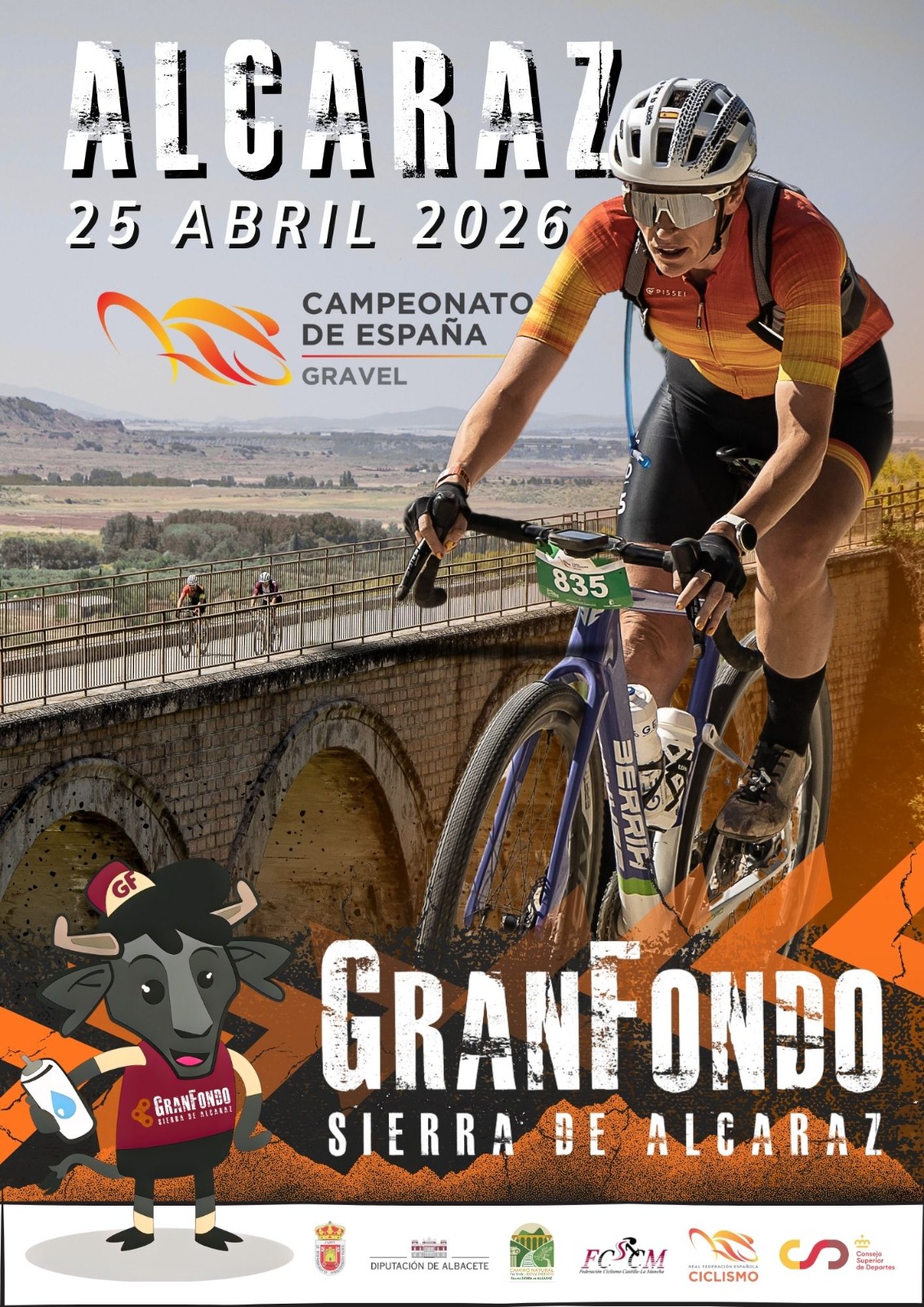 Abiertas las inscripciones para el Campeonato de España de Gravel 2026 en Alcaraz