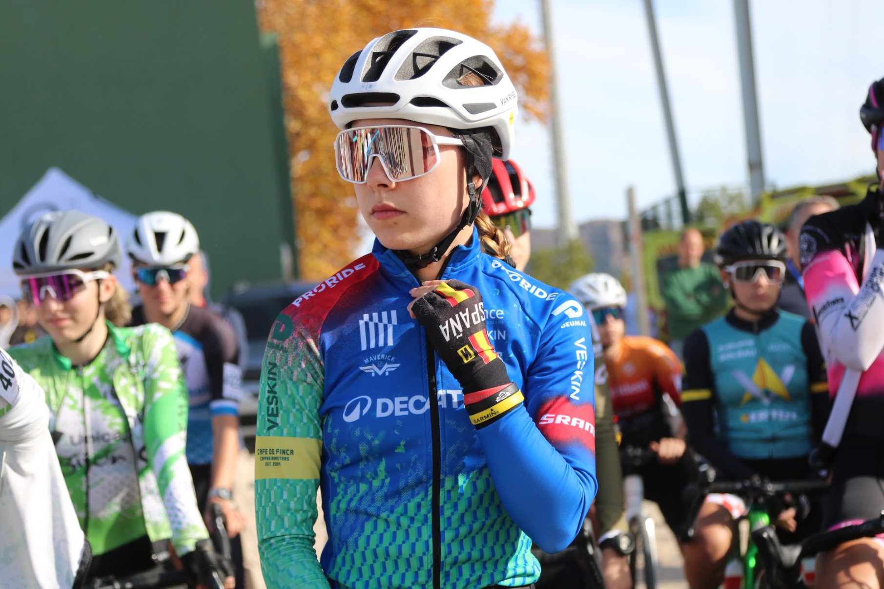 Guillermo García festexa coa Selección de Galicia o título cadete da Copa de España de Ciclocrós