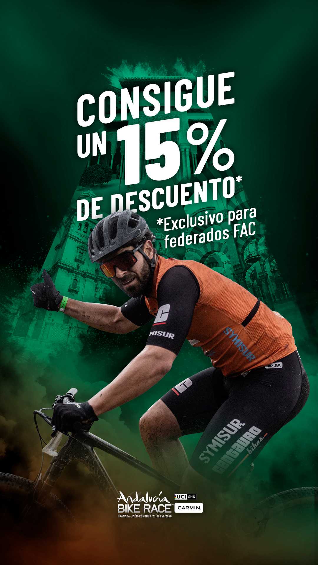 Sorteos de inscripciones para la Andalucía Bike Race by Garmin 2026