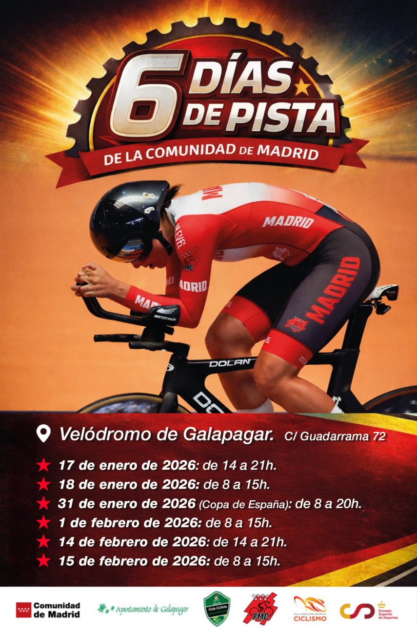 La Federación Madrileña de Ciclismo retoma los 6 Días de Pista de la Comunidad de Madrid