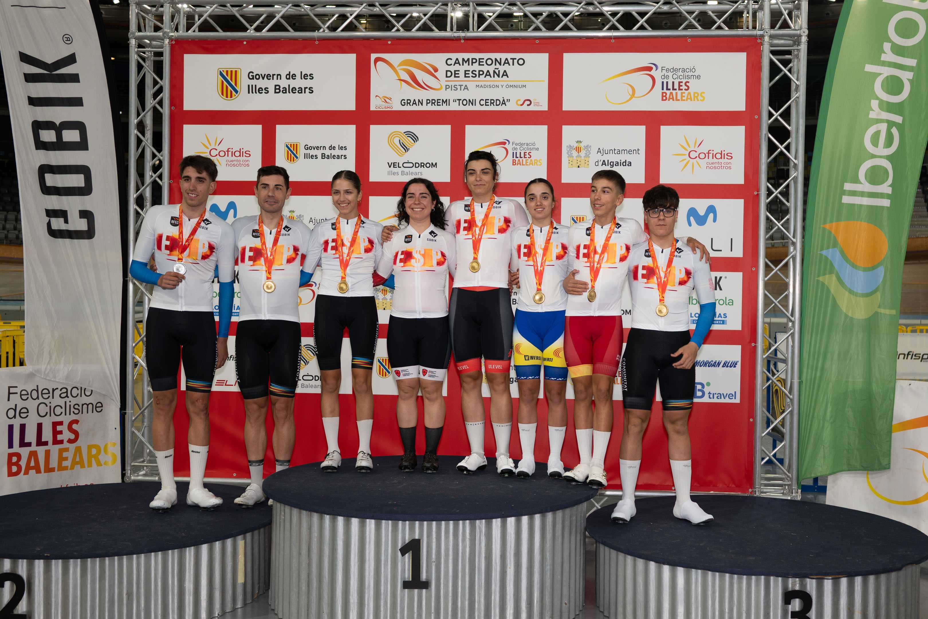 Sebastián Mora y Eva Anguela se proclaman nuevos campeones de España de Ómnium en Mallorca