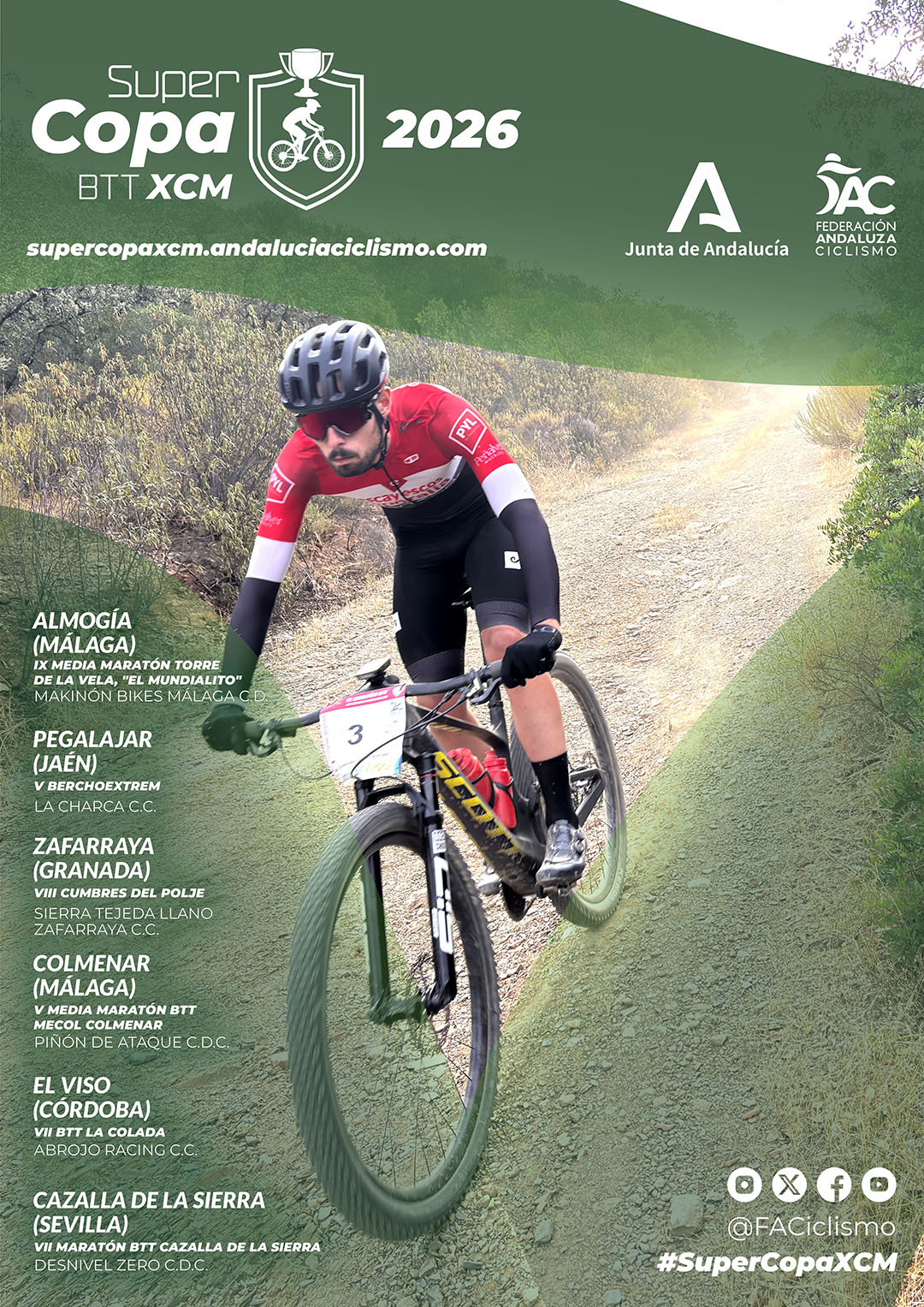 Almogía inaugurará la Supercopa BTT XCM 2026 con ‘El Mundialito’