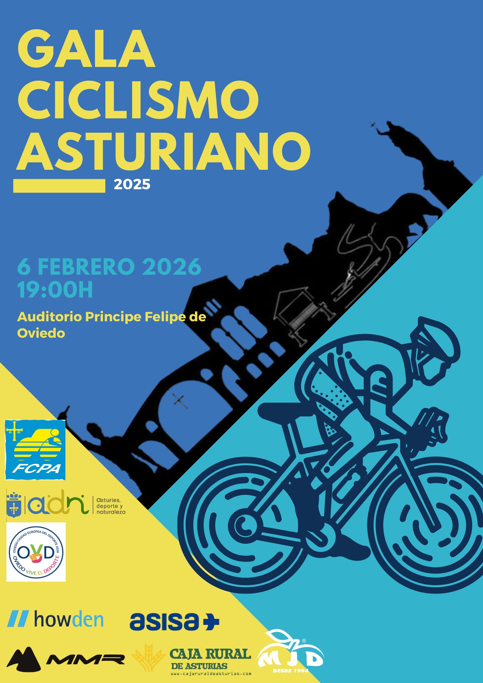 Publicado el listado de premiados de la Gala del Ciclismo Asturiano 2025