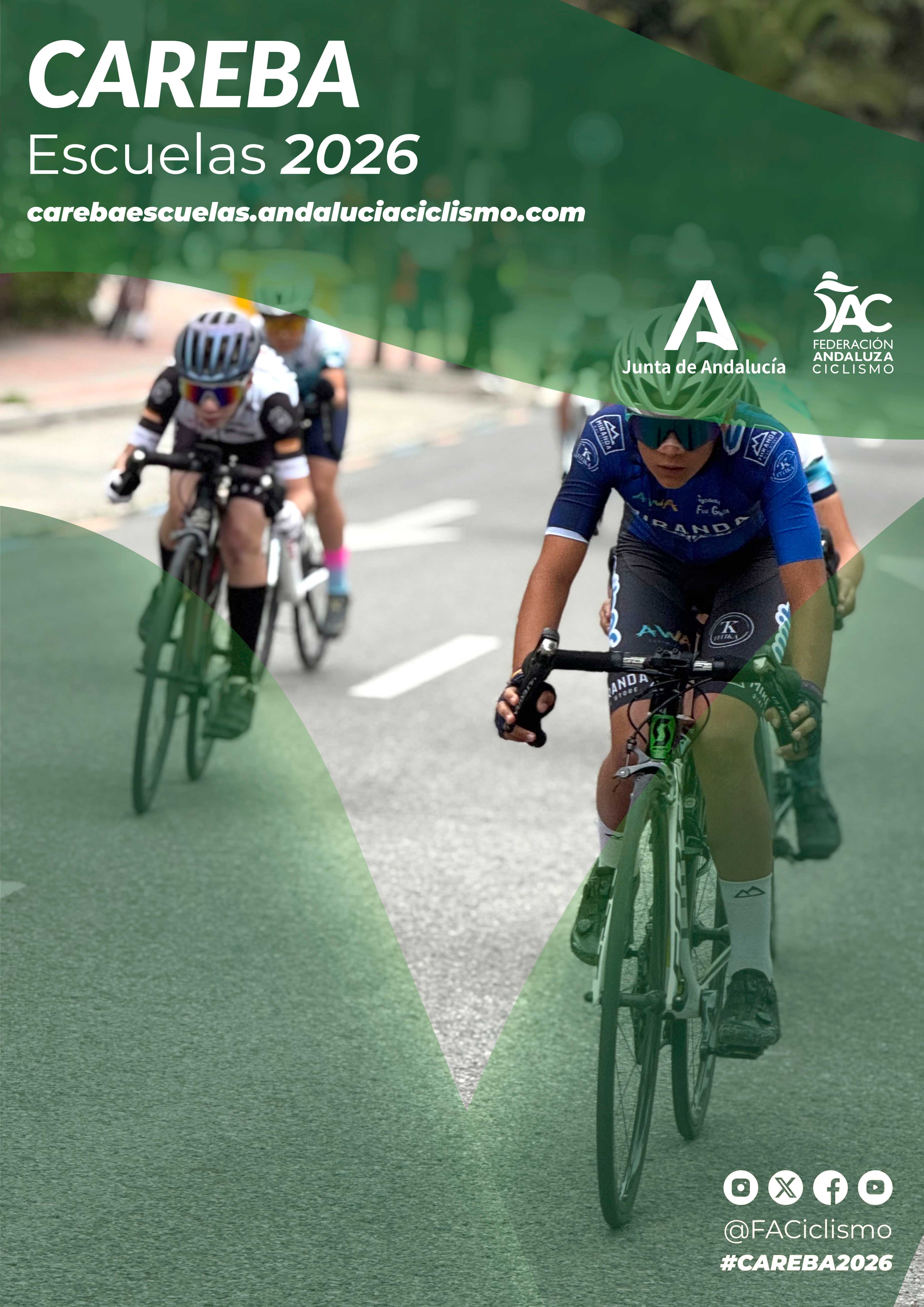 Fechas de la Copa Andalucía Carretera Féminas y los CAREBAS 2026