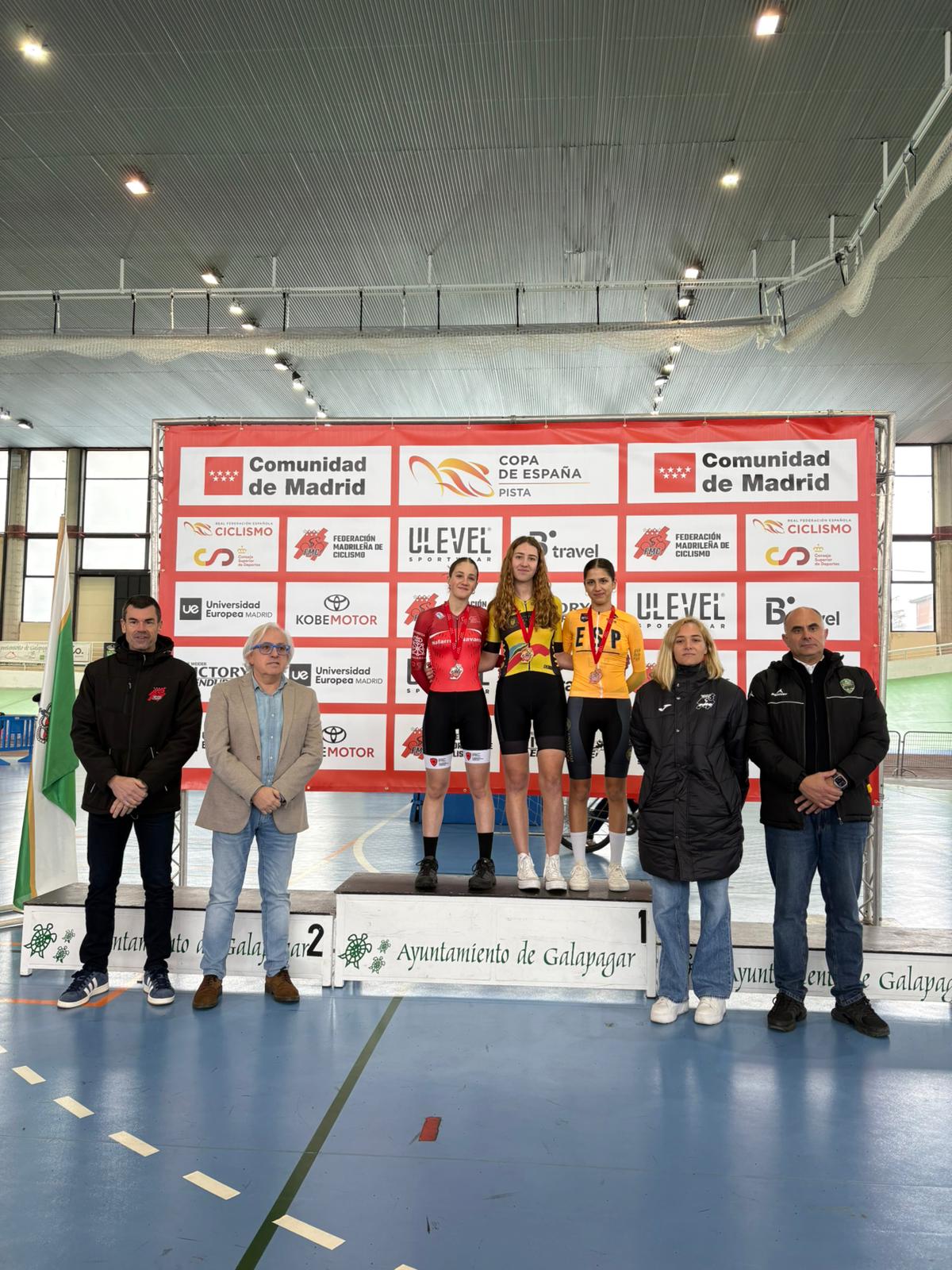 El velódromo de Galapagar ha puesto el colofón a la Copa de España de Pista 2026